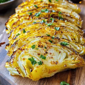- 1 large head of green cabbage - 4 tablespoons olive oil - 4 cloves garlic, minced - 1 teaspoon smoked paprika - 1 teaspoon salt - 1/2 teaspoon black pepper - 1 teaspoon balsamic vinegar - Fresh parsley, chopped (for garnish) To make oven roasted garlic cabbage steaks, start by picking fresh ingredients. Look for a firm head of cabbage with bright green leaves. Avoid any that feel soft or show signs of browning. Fresh garlic should also be firm with no sprouts. You can adjust the recipe as needed. If you prefer more spice, add more smoked paprika. Want it creamier? Try sprinkling cheese on top before serving. If you need to skip an ingredient, use lemon juice instead of balsamic vinegar. These simple swaps allow you to customize flavors to your liking. Enjoy the process of making this dish your own! For the complete guide, check out the Full Recipe. How to clean and cut the cabbage Start by removing any wilted outer leaves from the cabbage. Rinse it under cold water to clean it well. Next, place the cabbage on a cutting board. Cut it into thick slices, about one inch wide. You will get around four to six cabbage steaks, depending on the size of your cabbage. Preparing the garlic-oil mixture In a mixing bowl, combine the olive oil, minced garlic, smoked paprika, salt, black pepper, and balsamic vinegar. Whisk these ingredients together until they blend well. This mixture gives the cabbage a rich flavor. Roasting in the oven: Timing and temperature Preheat your oven to 400°F (200°C). Place the cabbage steaks on a large baking sheet lined with parchment paper. Brush both sides of each steak generously with your garlic-oil mixture. Roast the cabbage in the hot oven for about 25 to 30 minutes. They should be golden brown on the outside and tender inside. Tips for flipping cabbage steaks while cooking Halfway through roasting, carefully flip each cabbage steak. Use a spatula to avoid breaking them. This helps both sides cook evenly and become crispy. Presentation ideas for serving To serve, place the roasted cabbage steaks on a rustic wooden board. Drizzle any leftover garlic oil over them. Garnish with freshly chopped parsley for a bright touch. This makes the dish look appetizing. Recommended side dishes Cabbage steaks pair well with many sides. Think about serving them with quinoa, grilled chicken, or a fresh salad. These options balance the rich flavors of the cabbage and make for a complete meal. For the full recipe, check out the details above. To get the best texture, cut your cabbage into thick slices. Aim for 1-inch steaks. This thickness allows the inside to cook well while the outside gets crispy. Brush the garlic-oil mixture on both sides. This adds flavor and keeps the steaks moist. You can experiment with seasonings. Try adding: - Crushed red pepper for heat - Lemon zest for brightness - Parmesan cheese for a savory touch These options can take your dish to the next level. If your cabbage steaks are soggy, check the oil amount. Too much oil can make them wet. Try using less next time. Also, ensure the oven is hot enough. A temperature below 400°F may not crisp them well. For burnt edges, flip your steaks halfway through cooking. If your oven runs hot, lower the temperature slightly. Keep an eye on them during the last few minutes. Different ovens may heat unevenly. Use an oven thermometer for accuracy. Adjust cooking time based on how your oven behaves. This will help you achieve the perfect roast every time. For the full recipe, refer back to the main article. {{image_2}} You can change the flavor of your cabbage steaks easily. Try using different spices or herbs. For a spicy kick, add cayenne pepper or chili flakes. If you prefer fresh herbs, consider rosemary or thyme. Both will bring a new taste to your dish. Cheese lovers can also enjoy these steaks. A sprinkle of Parmesan or feta cheese adds a creamy layer. For a twist, melt some cheese on top during the last few minutes of roasting. This creates a golden, bubbly topping that tastes amazing. While cabbage steaks are great, you can explore other vegetables too. Thick slices of cauliflower or eggplant roast well and can mimic the cabbage texture. These options provide different flavors while keeping your dish exciting. Using colored cabbages can also enhance your plate. Red or purple cabbages look stunning and taste just as good. Their vibrant colors make for a beautiful presentation. This adds visual appeal and new flavors to your meals. For more details on making these delicious dishes, check out the Full Recipe. To keep your cabbage steaks fresh, cool them completely. Place them in an airtight container. Store them in the fridge for easy access. If you want to keep them longer, freeze the steaks. Wrap them tightly in plastic wrap and then place them in a freezer bag. This helps prevent freezer burn. When you’re ready to eat, you can reheat them in the oven. Set the oven to 350°F (175°C) and heat for about 10-15 minutes. This method keeps them crispy and tasty. In the fridge, your leftover cabbage steaks should last about 3-5 days. Always check for any signs of spoilage before eating. If you have a lot left, consider using them in other dishes. Chop the leftover cabbage and mix it into a stir-fry. You can also add it to soups or salads for extra crunch. Another fun idea is to blend them into a veggie wrap. The possibilities are endless! For more details on making these delicious cabbage steaks, check the Full Recipe. How do you make cabbage steaks not fall apart? To keep cabbage steaks from falling apart, cut them thick. Aim for slices that are about 1-inch wide. This thickness helps them hold together. Make sure to handle them gently when flipping during cooking. Can I prepare cabbage steaks in advance? Yes, you can prepare cabbage steaks in advance. Cut the cabbage and coat it with the garlic-oil mix. Store them in the fridge for up to a day. Just remember to let them come to room temperature before roasting. What can I serve with roasted cabbage steaks? Roasted cabbage steaks pair well with many dishes. You can serve them with grilled meats, roasted potatoes, or a fresh salad. They also taste great with a drizzle of tahini or a squeeze of lemon. Health benefits of cabbage Cabbage is low in calories and high in fiber. It helps with digestion and keeps you full. It also has vitamins C and K, which are good for your skin and bones. Caloric content per serving Each serving of oven roasted garlic cabbage steaks has about 100 calories. This makes them a healthy side dish to add to any meal. Enjoy the flavor and health benefits at the same time. For the full recipe, click on [Full Recipe]. Oven roasted garlic cabbage steaks are easy, tasty, and full of nutrition. We covered what to buy, how to prepare, cook, and serve. You now have tips for perfecting your steaks and ideas for variations. Store your leftovers properly for later enjoyment. Now, you can confidently make this dish a regular part of your meals. Enjoy the rich flavors and health benefits as you explore your cooking skills. Happy roasting!