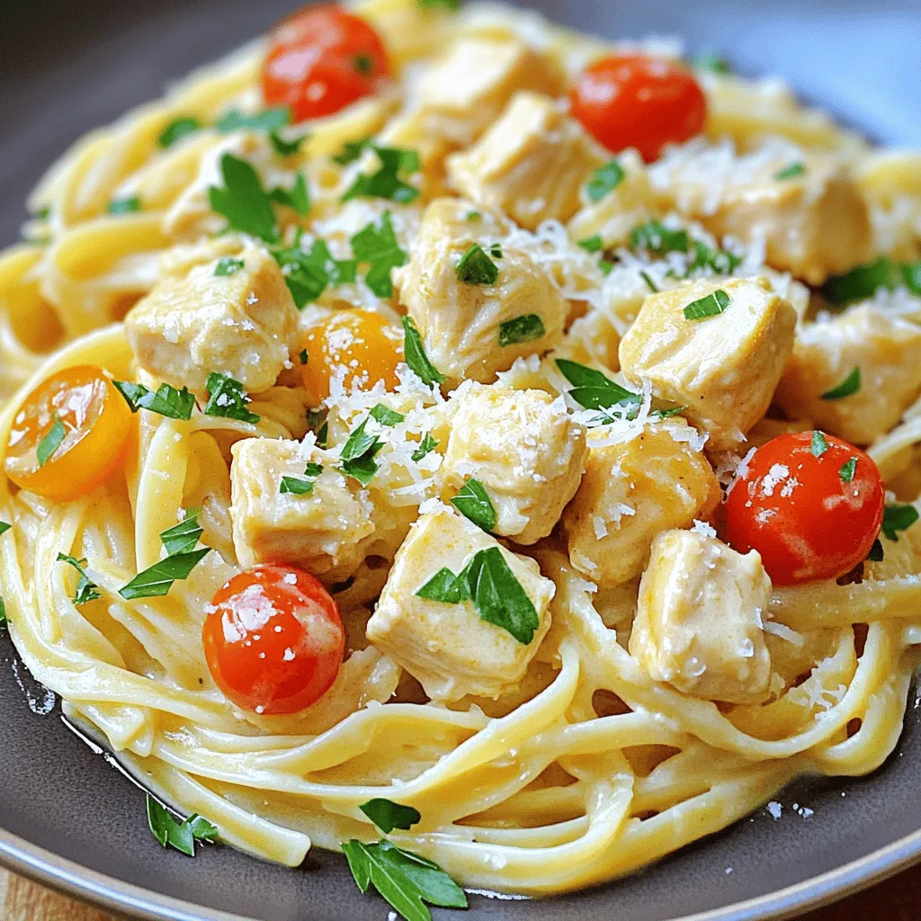 Creamy Cowboy Butter Chicken Linguine Delightful Dish