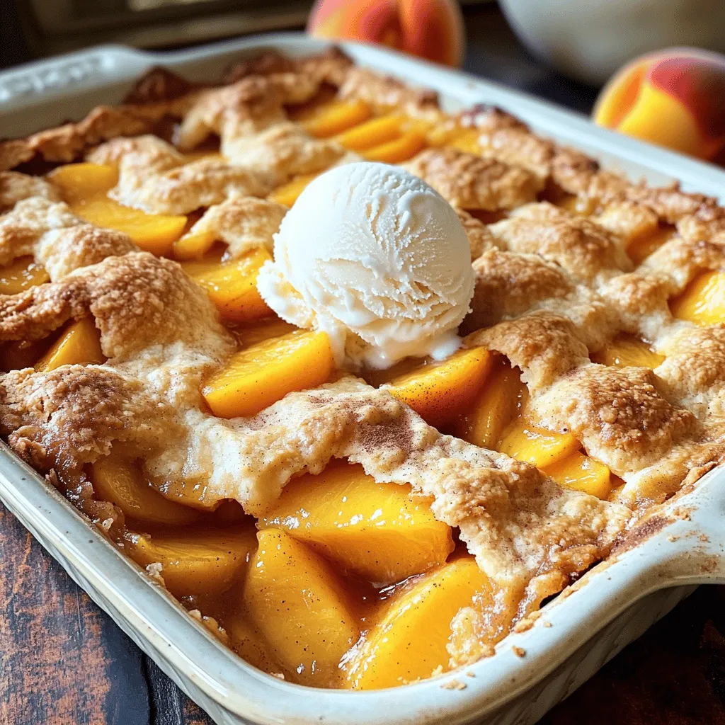 Old Fashioned Peach Cobbler Irresistible Comfort Food