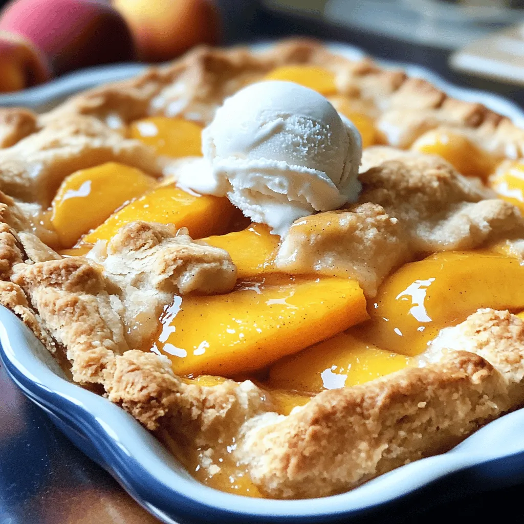 Easy Homemade Peach Cobbler Simple and Delicious Dessert