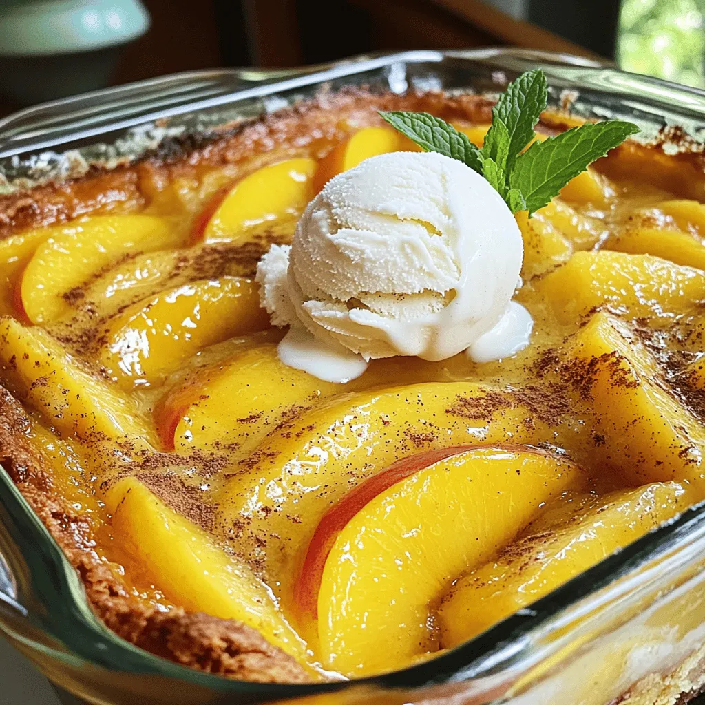 Classic Southern Peach Cobbler Simple and Delicious Recipe