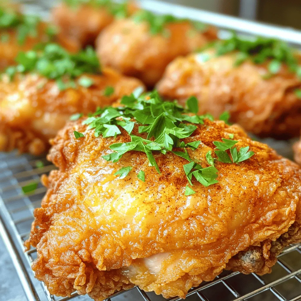 Crispy Fried Chicken Flavorful Dinner Delight