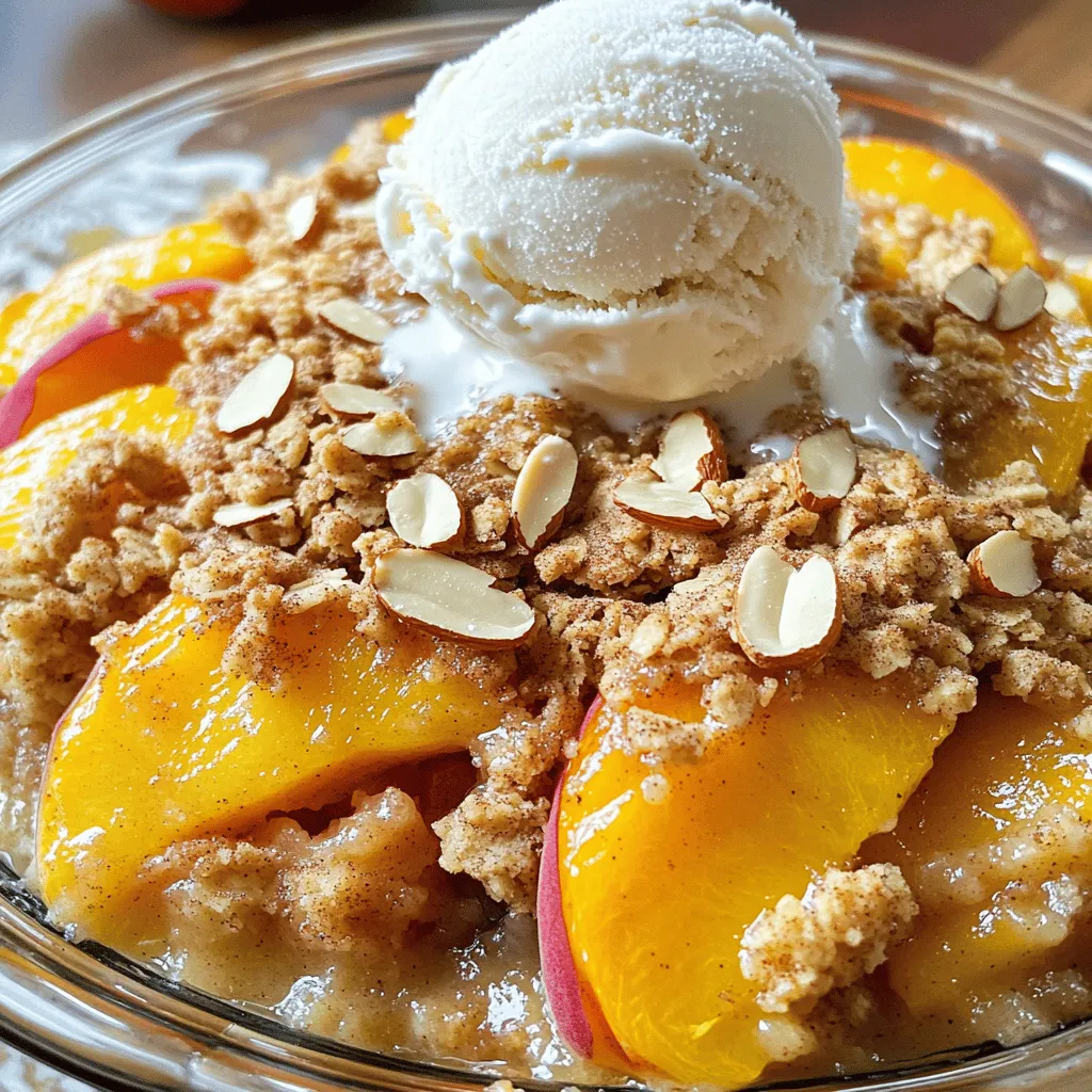 Peach Crisp Delight Easy Recipe for Everyone