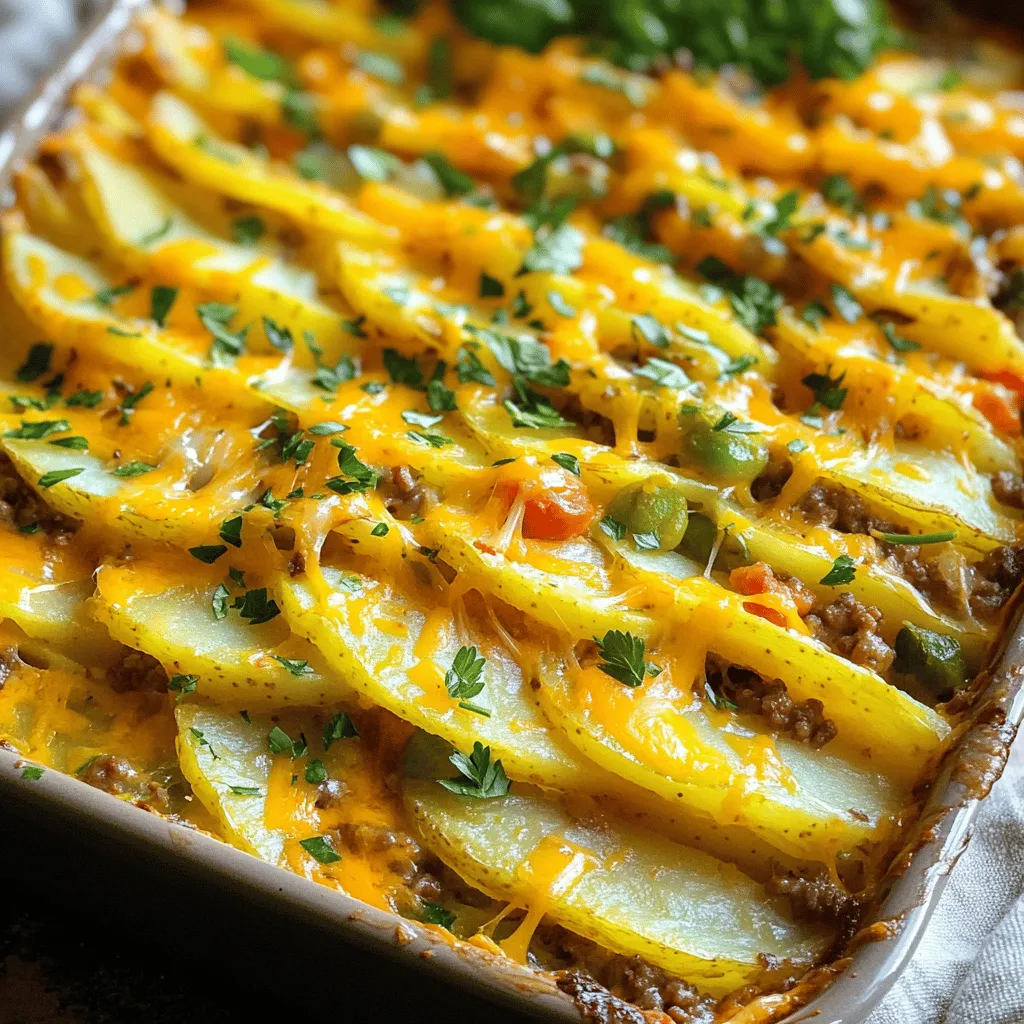 Hobo Casserole Rustic Ground Beef and Potato Bake Delight