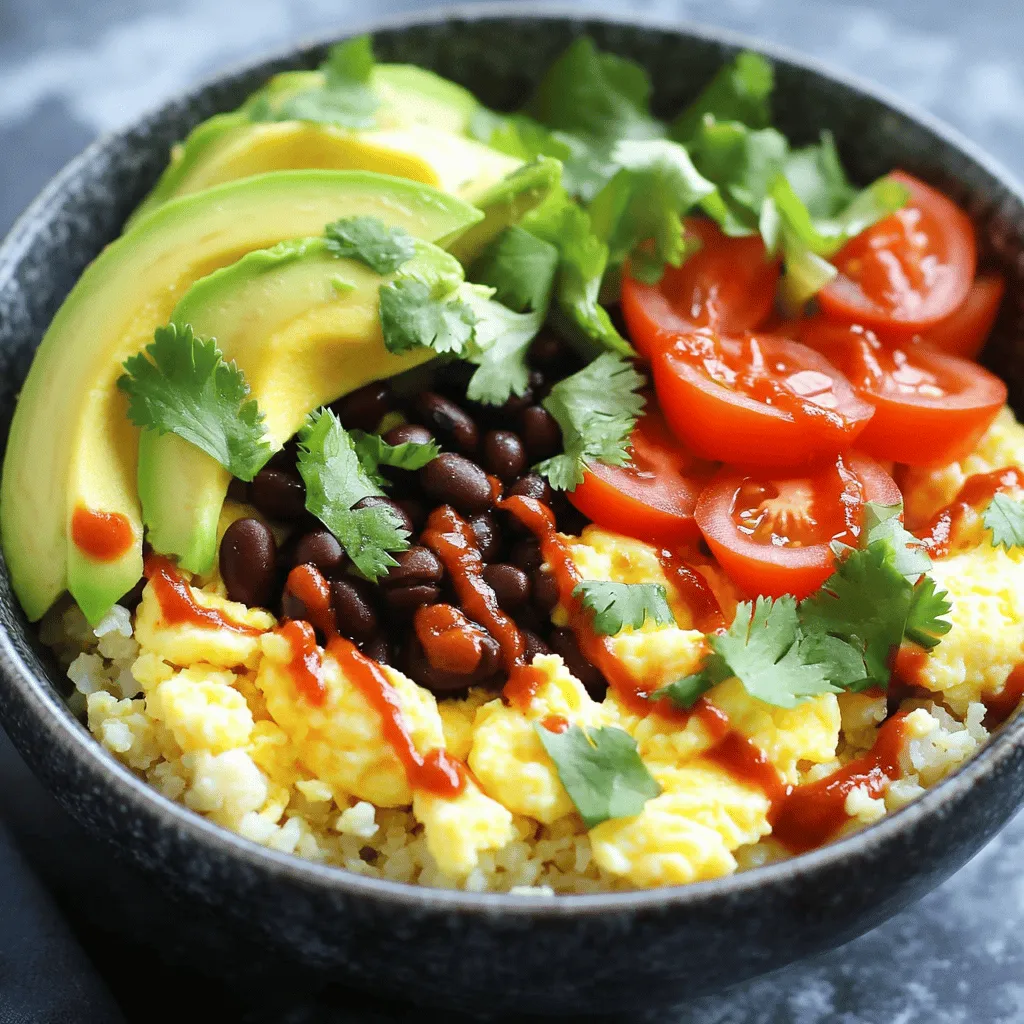 Low Carb Breakfast Burrito Bowl Tasty and Easy Recipe