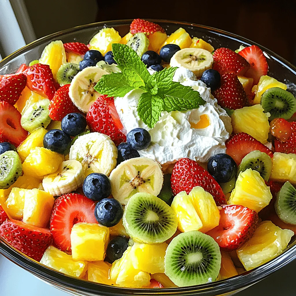 Fruit Salad with Cool Whip Refreshing Summer Treat