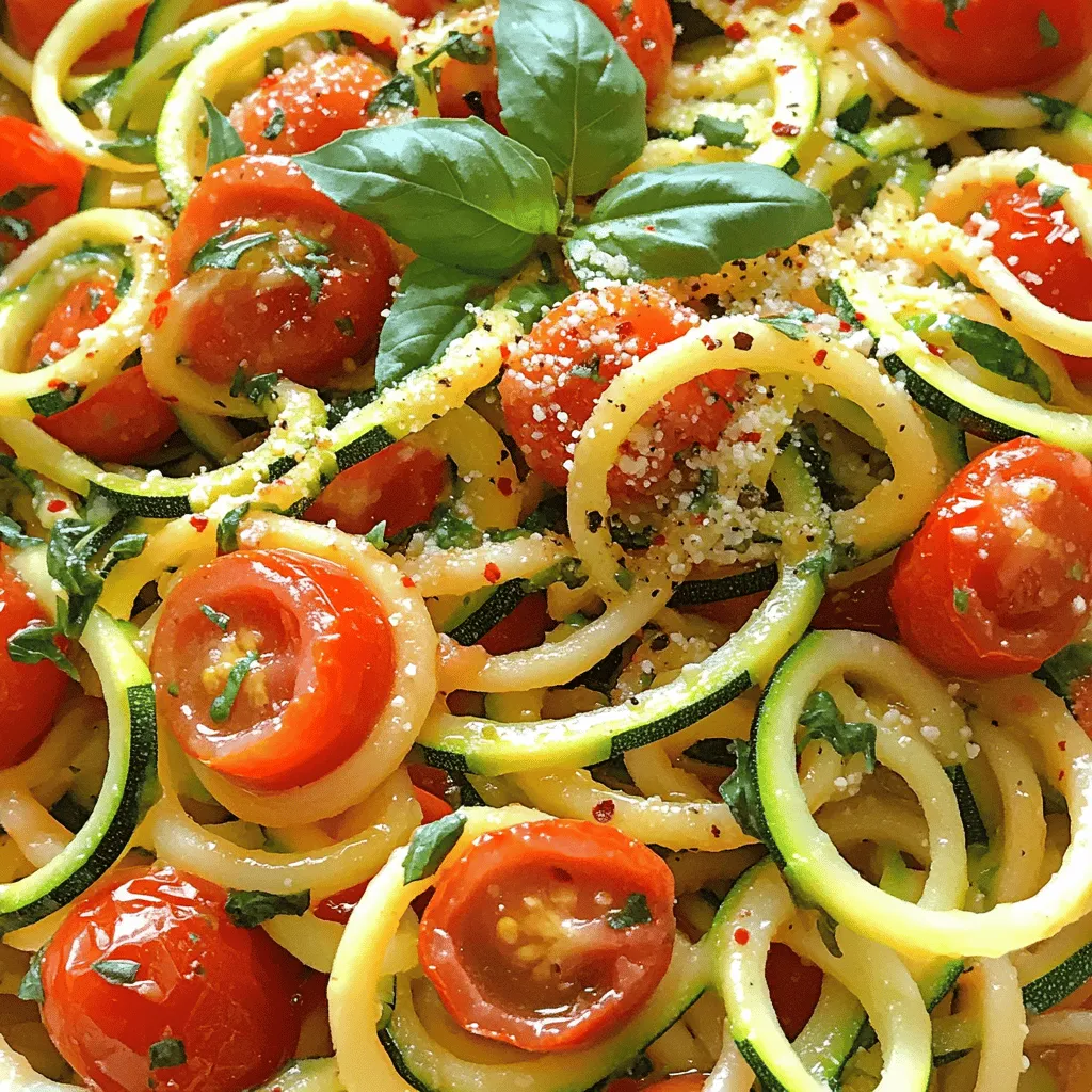 Healthy Tomato Zucchini Pasta Quick and Tasty Recipe