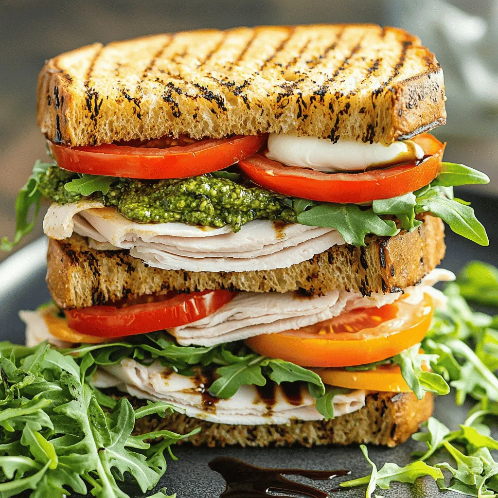 Italian Turkey Club Sandwiches Flavorful and Simple Meal