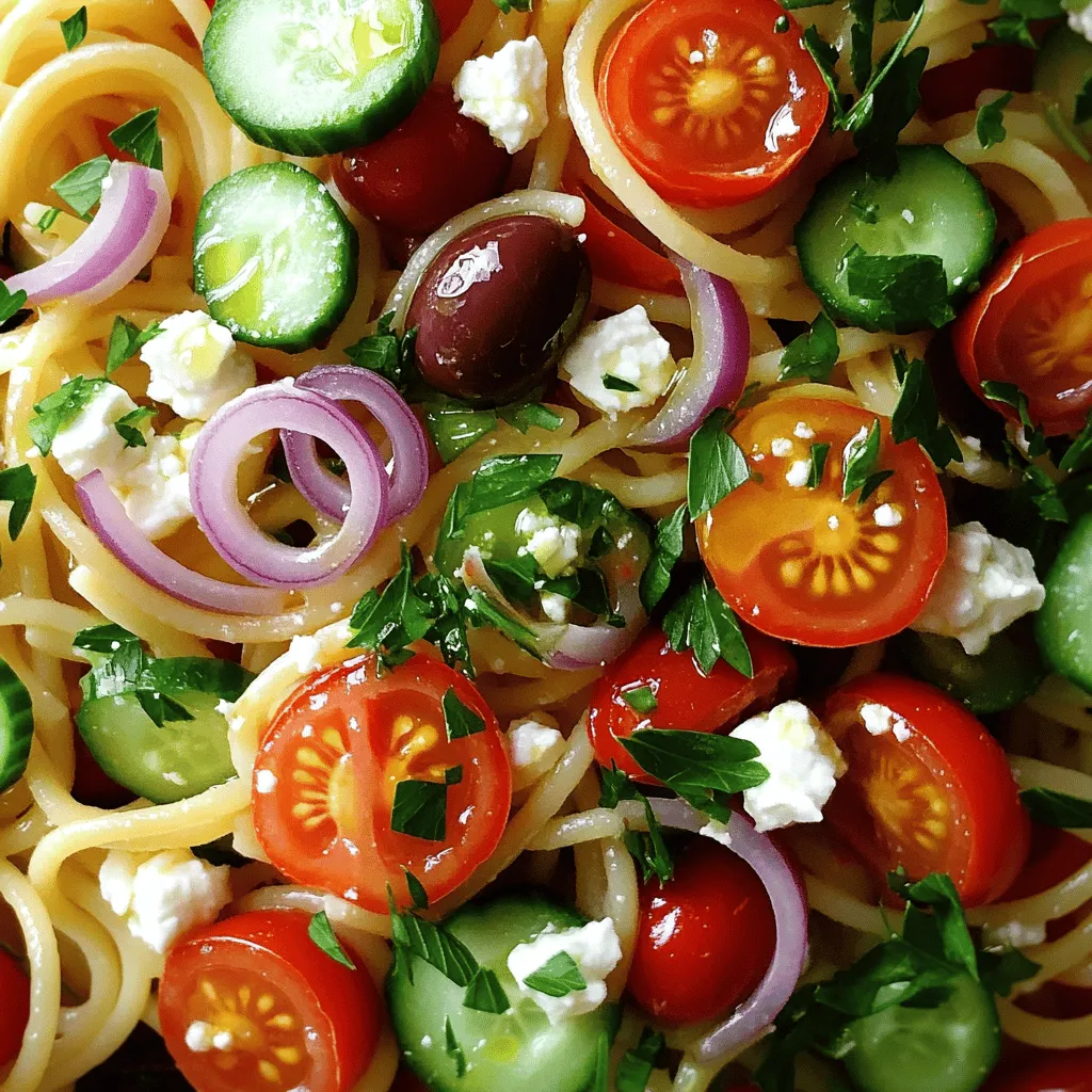 Spaghetti Salad Flavorful and Fresh Summer Delight