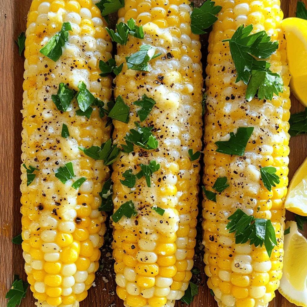 Garlic Butter Grilled Corn on the Cob Easy Delight