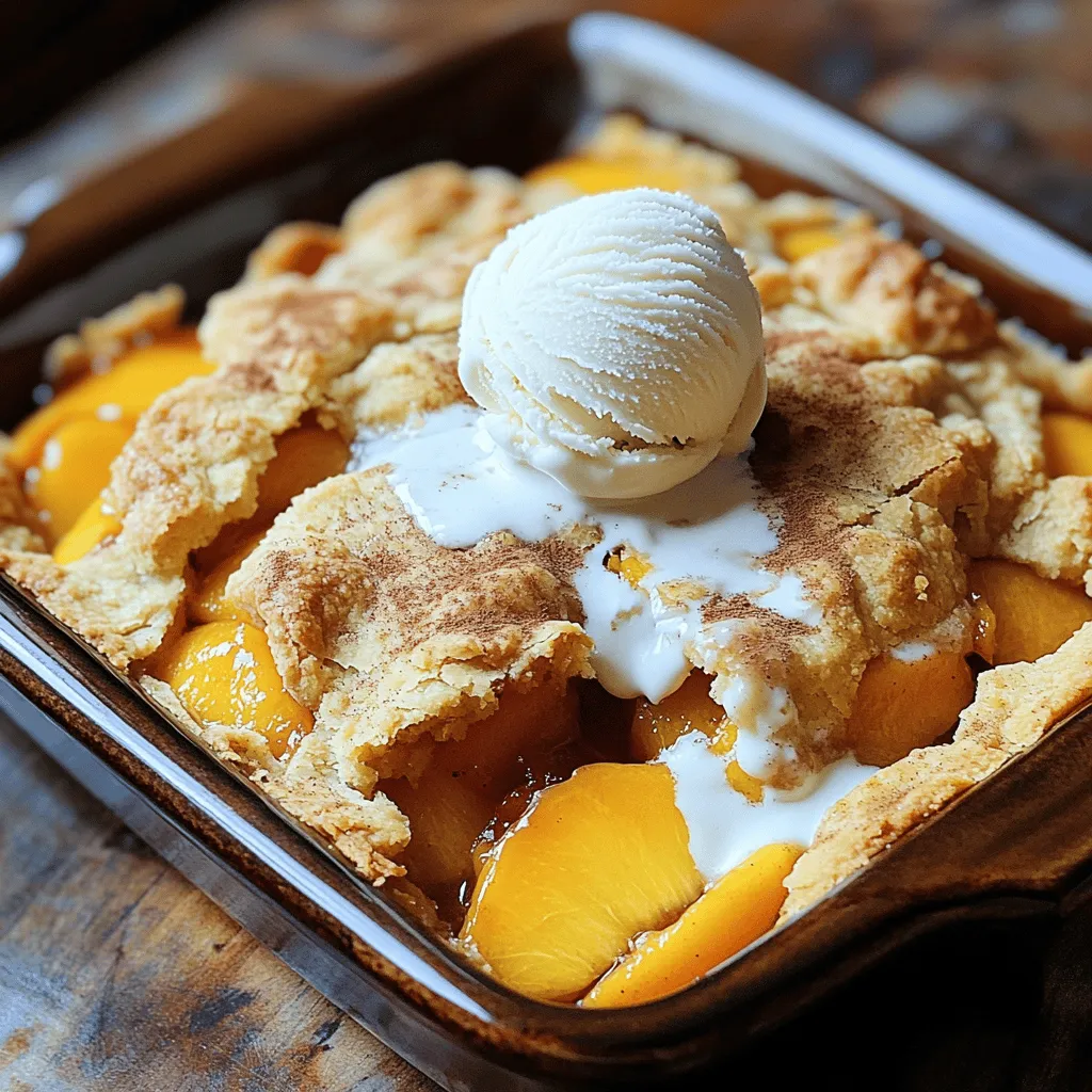 Peach Cobbler Delight Simple and Flavorful Recipe