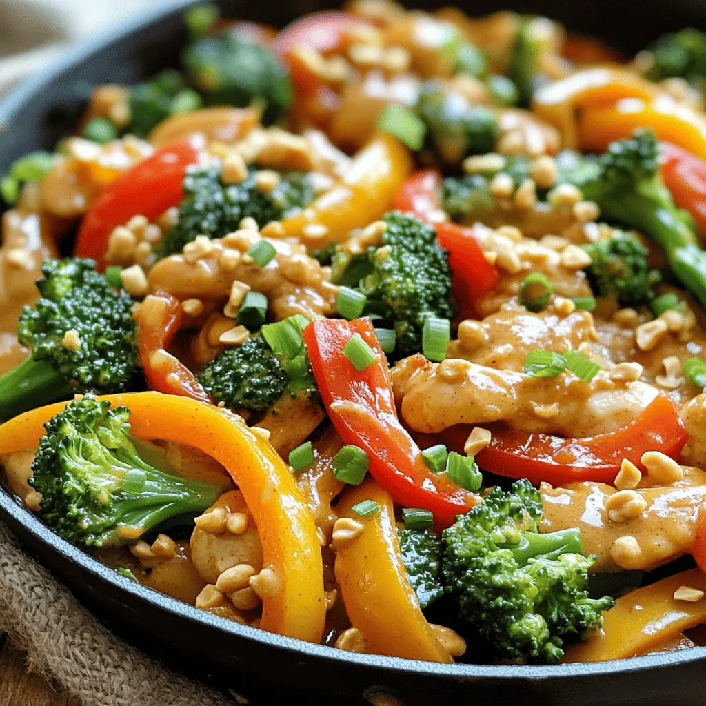 Thai Peanut Chicken Stir-Fry Quick and Tasty Meal