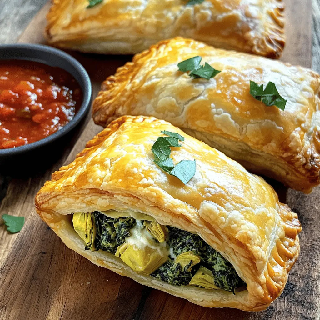 Spinach Artichoke Hand Pies Tasty and Easy Recipe