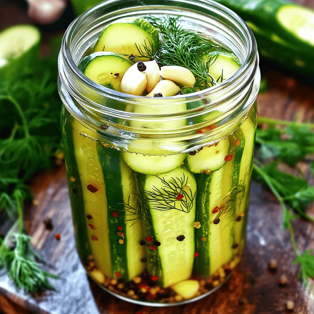 Garlic Dill Pickles Easy Recipe for Crisp Flavor