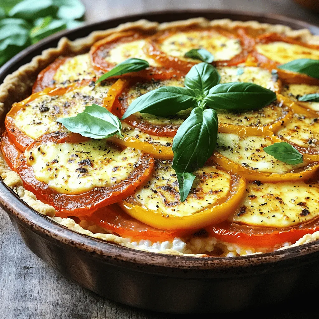 Easy Crustless Tomato Pie Simple and Flavorful Dish
