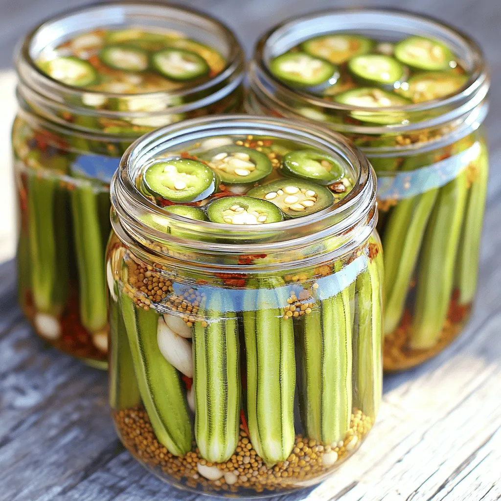 Spicy Pickled Okra Flavorful and Simple Recipe Guide