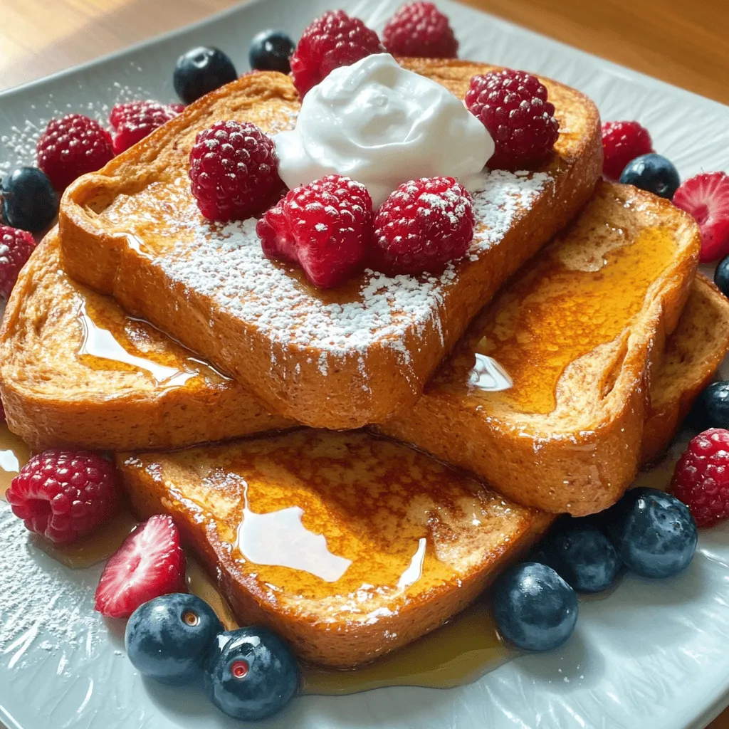 Protein French Toast Flavorful Breakfast Delight