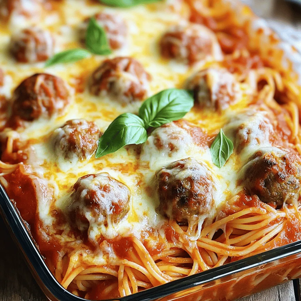 Baked Spaghetti and Meatballs Cozy Comfort Dish