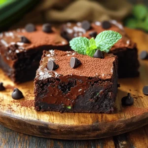 - 1 medium zucchini, grated and excess moisture squeezed out - 1 cup almond flour - 1/2 cup unsweetened cocoa powder - 1/2 cup Erythritol (or preferred low-carb sweetener) - 1/4 cup coconut oil, melted - 2 large eggs - 1 teaspoon vanilla extract - 1/2 teaspoon baking soda - 1/4 teaspoon salt - 1/2 cup sugar-free dark chocolate chips (optional) Gathering the right ingredients is key to making these keto zucchini brownies. The zucchini adds moisture and a secret veggie boost. Make sure to squeeze out the excess moisture so your brownies don’t get soggy. Almond flour gives the brownies a nice, nutty flavor. Cocoa powder brings the rich chocolate taste we love. Erythritol is a great choice for sweetness without the carbs. If you prefer another sweetener, feel free to swap it in! Melted coconut oil keeps everything moist and adds a hint of coconut flavor. The eggs help bind the brownies together while adding richness. Vanilla extract gives a warm, sweet aroma. Baking soda helps them rise, while salt enhances all the flavors. If you like chocolate chips, mix in some sugar-free ones for extra fudginess. These ingredients make for a tasty treat that fits into a keto diet. For the full recipe, check below in the article. - Preheat oven to 350°F (175°C). - Grease or line an 8x8 inch baking dish with parchment paper. Start by setting your oven. This step is crucial for getting the brownies just right. Grease your baking dish well. If you want, use parchment paper for easy cleanup later. - Mix grated zucchini, melted coconut oil, and eggs in a mixing bowl. - Stir in vanilla extract until well combined. In a large bowl, mix the grated zucchini with melted coconut oil and eggs. The zucchini adds moisture, so it makes the brownies soft. After mixing, add the vanilla extract. This will give your brownies a nice flavor. - Whisk almond flour, cocoa powder, Erythritol, baking soda, and salt together. In another bowl, whisk together almond flour, cocoa powder, Erythritol, baking soda, and salt. Make sure there are no lumps. This dry mix is key for your brownies' texture. - Gradually add dry mixture to wet mixture. - Fold in sugar-free dark chocolate chips if using. Now, slowly add the dry mix to the wet mix. Stir gently until just combined. Be careful not to overmix. If you want a richer taste, fold in sugar-free dark chocolate chips. They add a lovely fudgy texture. - Pour batter into the prepared baking dish. - Bake for 25-30 minutes and check doneness with a toothpick. Pour your batter into the prepared dish. Spread it evenly. Bake for 25 to 30 minutes. To check if they are done, use a toothpick. It should come out mostly clean, with a few moist crumbs. - Let cool in pan for 10 minutes before transferring to a wire rack to cool completely. Once baked, let the brownies cool in the pan for about 10 minutes. Then, transfer them to a wire rack. Allow them to cool completely before slicing. This helps the brownies set well. Enjoy every delicious bite! You can find the full recipe above. To get those brownies just right, do not overmix. Mix until the wet and dry ingredients just come together. If you want a denser brownie, add a bit more Erythritol. This small change can make a big difference in taste. Cleanup can be a breeze with parchment paper. Line your baking dish with it for easy removal. Also, a silicone spatula works wonders for mixing. It scrapes the bowl clean without leaving too much batter behind. Want to boost flavor? Add a pinch of cinnamon for a nice twist. It pairs well with chocolate. Always use high-quality cocoa powder for a richer taste. The better the cocoa, the better your brownies will be! {{image_2}} If you need a nut-free treat, you can easily swap almond flour for sunflower seed flour. This change keeps the brownies tasty and safe for those with nut allergies. Sunflower seed flour has a similar texture and absorbs moisture well. You won’t lose any flavor, just enjoy a different twist. For a vegan version, replace the eggs with flax eggs. To make one flax egg, mix one tablespoon of ground flaxseed with two and a half tablespoons of water. Let it sit for about five minutes to thicken. This way, you still get a great texture and a delicious brownie. Feel free to get creative with add-ins! You can add chopped nuts for a crunchy bite or coconut flakes for a chewy texture. Both options enhance the flavor and make the brownies more fun to eat. For an extra kick, try flavored extracts like peppermint or almond. They can give your brownies a unique twist that everyone will love. To keep your brownies fresh, store them in an airtight container at room temperature. They will stay good for up to three days. If you want them to last longer, refrigerate them. They can stay fresh in the fridge for up to one week. Just remember to let them cool completely before you store them. Freezing is a great way to save brownies for later. Wrap each brownie individually in plastic wrap. This will keep them fresh for up to three months. When you are ready to enjoy them, just thaw the brownies at room temperature. Thawing helps maintain the best texture for your tasty treats. Using regular flour may change the carb count and texture significantly. Almond flour keeps the carbs low and gives a nice moistness. If you use regular flour, expect a different taste and texture. You might end up with drier brownies. A toothpick inserted in the center should come out mostly clean with a few moist crumbs. This shows they are ready to take out. If the toothpick is wet, give them a few more minutes. Watch closely to avoid overbaking. Yes, you can use any preferred low-carb sweetener, keeping in mind the sweetness level. Some sweeteners are sweeter than Erythritol. Adjust the amount based on your taste. Make sure it’s a low-carb option to keep the recipe keto-friendly. The balance of wet-to-dry ingredients, along with baking time, creates the desired texture. Too much flour can make them dry. If you want them fudgier, don’t overmix the batter. Proper baking time also plays a key role in getting that perfect chew. The full recipe for Keto Zucchini Brownies can be found below in this article. This blog post detailed how to make tasty Keto Zucchini Brownies. You learned about the main and additional ingredients needed. I explained each step, from prep to bake, and offered tips for the best texture. You also discovered variations to suit different diets and storage tips for fresh brownies. Now you're ready to impress everyone with your baking skills. Enjoy these brownies as a low-carb treat that everyone will love!