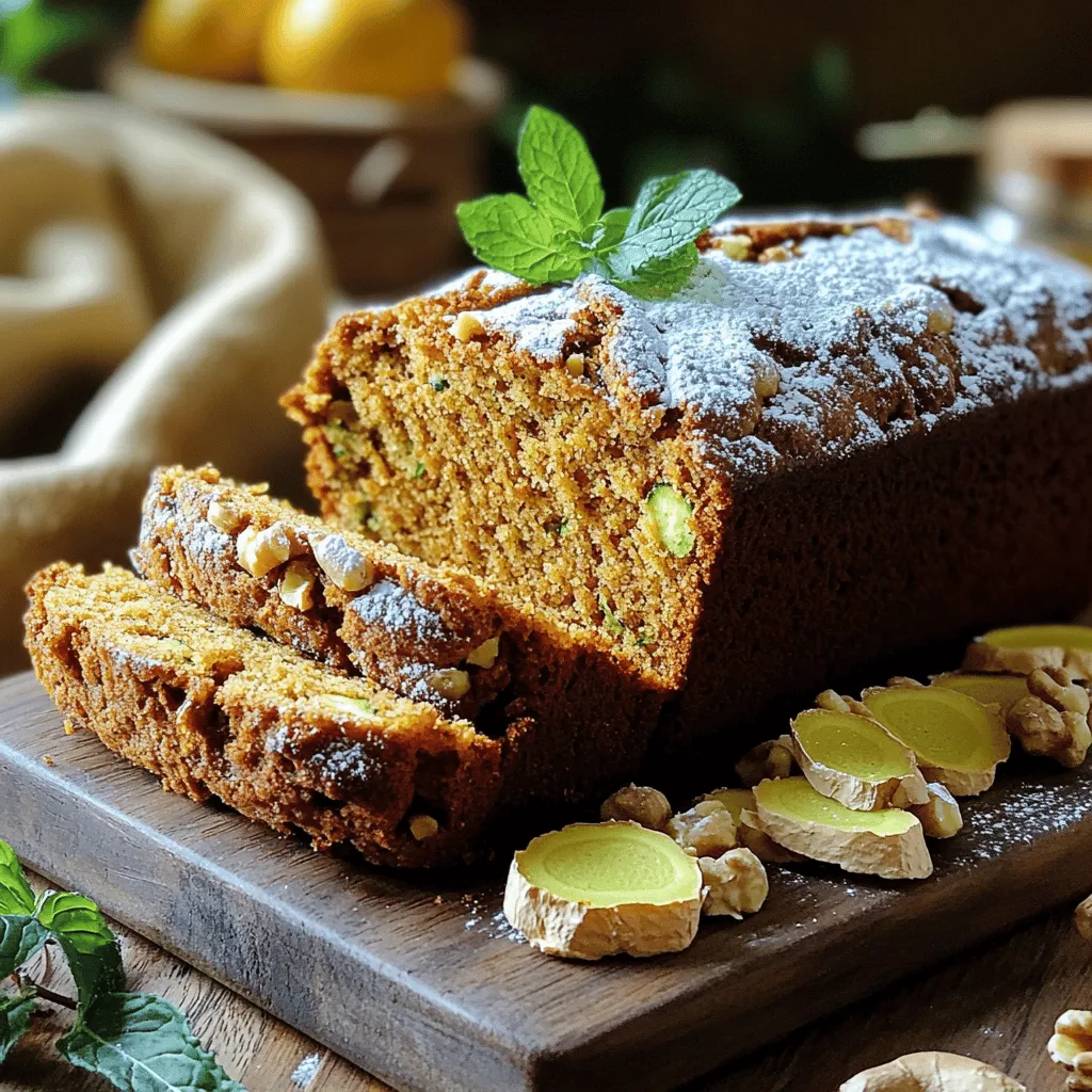 Zucchini Gingerbread Delightful and Wholesome Treat