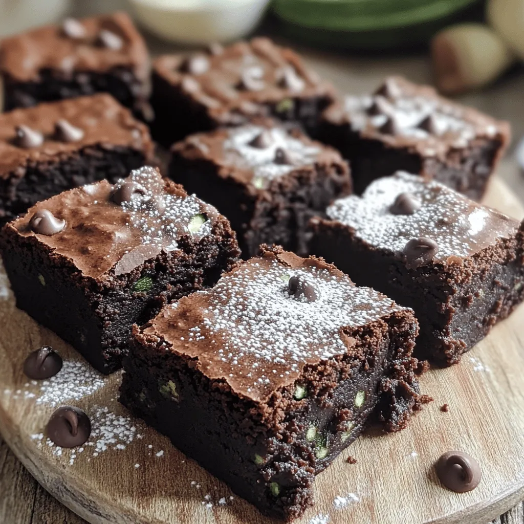 Fudgy Dark Chocolate Zucchini Brownies Rich and Simple