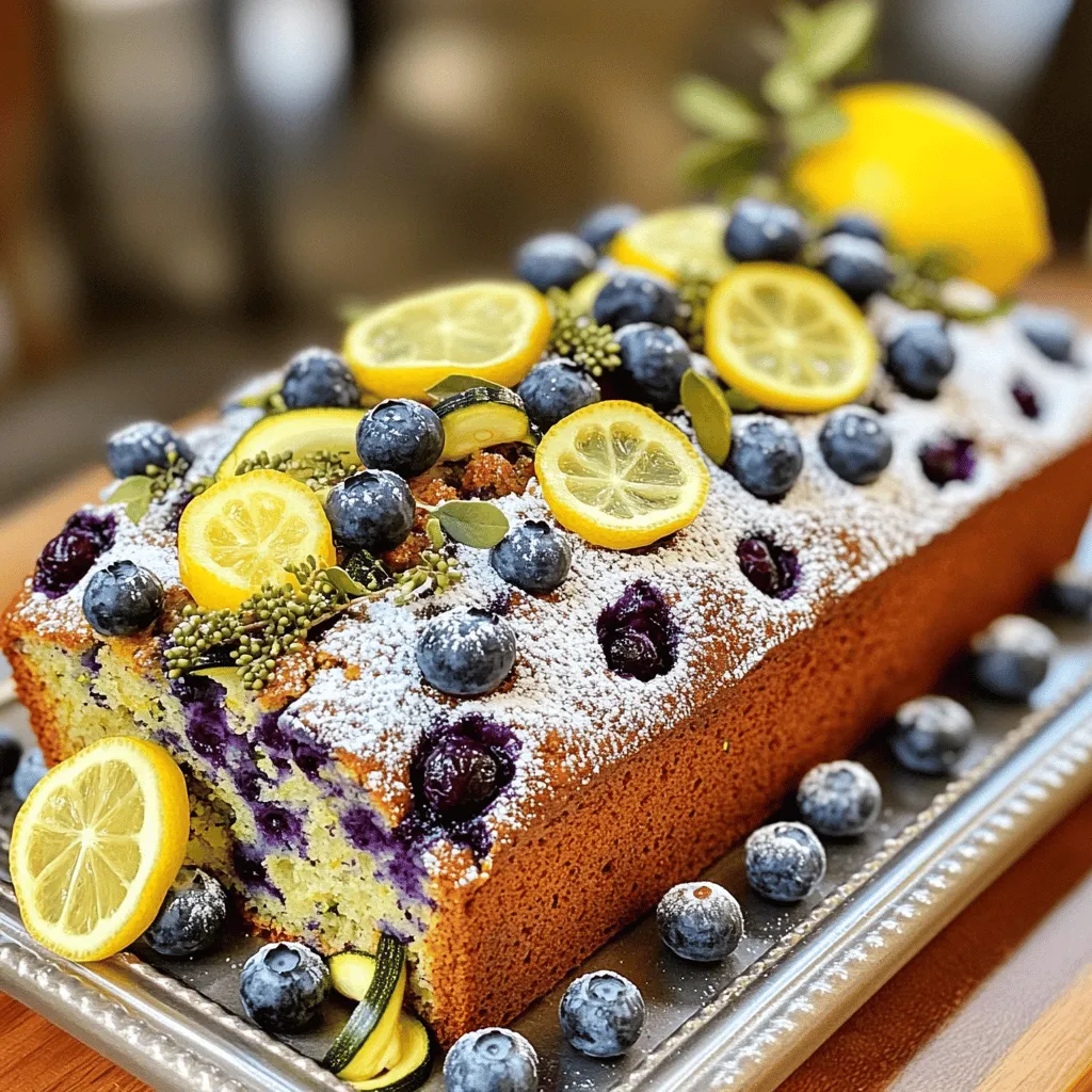 Blueberry Lemon Zucchini Bread Irresistible Recipe