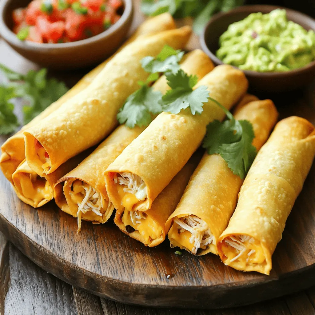 Air Fryer Chicken Taquitos Crunchy and Flavorful Treat