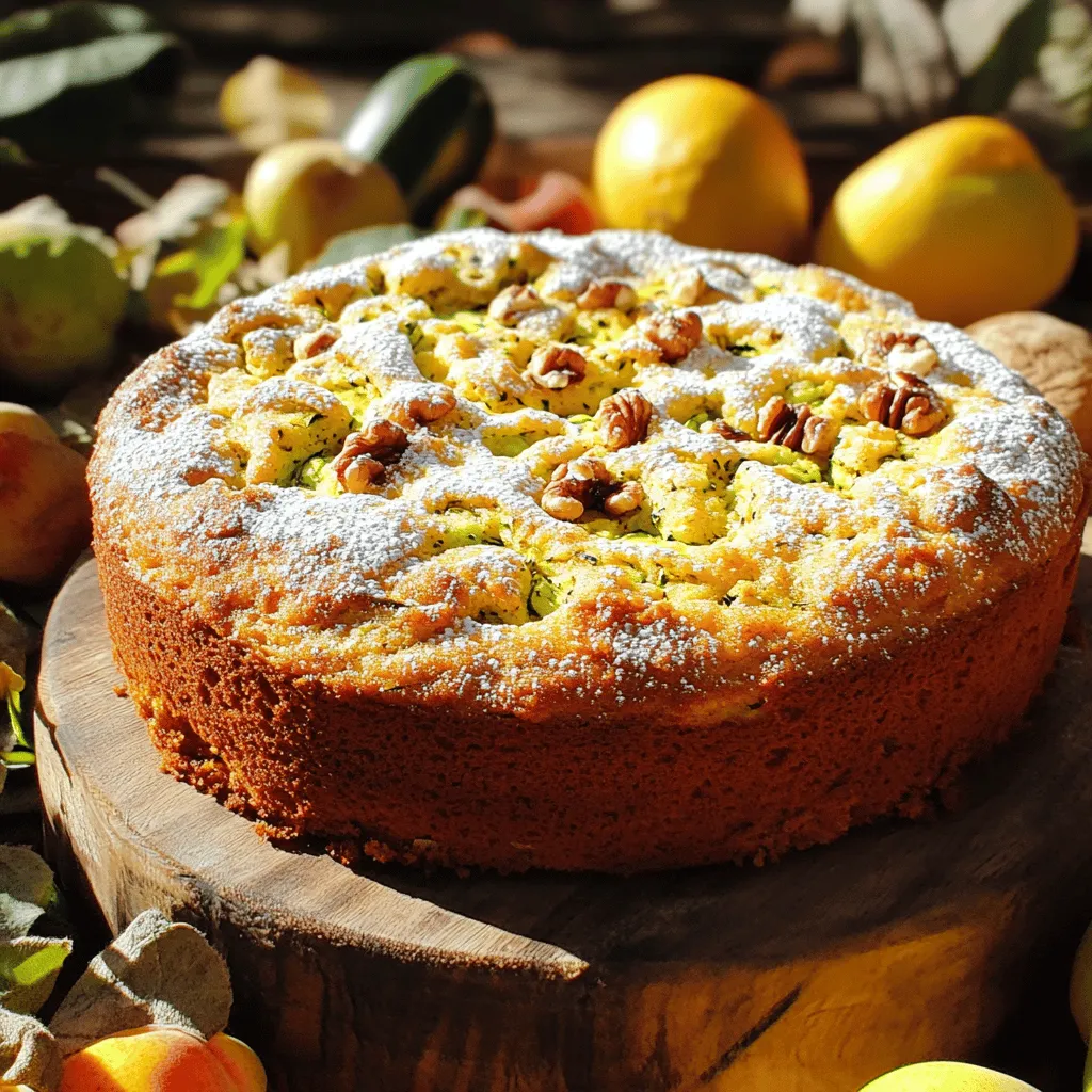 Zucchini Picnic Cake Tasty and Easy Summer Recipe