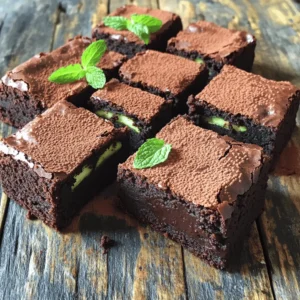 - 1 cup grated zucchini - 1/2 cup whole wheat flour - 1/4 cup unsweetened cocoa powder - 1/2 cup honey or maple syrup - 2 large eggs - 1/4 cup unsweetened applesauce - 1 teaspoon vanilla extract - 1/2 teaspoon baking soda - 1/4 teaspoon salt - 1/2 cup dark chocolate chips - Optional: 1/4 cup chopped nuts When I make these healthy zucchini brownies, I focus on fresh, simple ingredients. The grated zucchini is the star. It gives moisture and nutrition without being seen. Whole wheat flour adds fiber, making these brownies a better choice than regular ones. Using cocoa powder brings that rich chocolate taste we all love. Honey or maple syrup sweetens without refined sugar. Eggs bind the mix together, helping everything hold up during baking. I also like to add unsweetened applesauce. This boosts moisture and flavor while cutting down on fat. A splash of vanilla extract adds warmth to the brownies. Baking soda helps them rise, while a pinch of salt balances the sweetness. Finally, dark chocolate chips bring in more chocolatey goodness. You can add nuts for a crunch. This mix of ingredients creates a treat that feels rich and satisfying. For the full recipe, check out the detailed instructions on how to prepare these brownies. First, preheat your oven to 350°F (175°C). This is the perfect temperature to bake your brownies. Next, prepare your baking dish. You can grease it with oil or line it with parchment paper. This step helps prevent sticking. Now, let’s mix the wet ingredients together. In a large bowl, whisk the honey or maple syrup, eggs, applesauce, and vanilla extract. Make sure these are well combined before adding zucchini. In another bowl, take the whole wheat flour, cocoa powder, baking soda, and salt. Mix these dry ingredients well. It’s key to have an even mix. Gradually add the dry mix to the wet ingredients. Stir gently until just combined. Avoid overmixing, as this can make your brownies tough. Now it’s time to bake! Pour the batter into your prepared dish, spreading it evenly. Bake in the preheated oven for 20-25 minutes. To check if they’re done, use a toothpick. Insert it in the center; it should come out mostly clean. A few crumbs are fine. Once baked, let the brownies cool in the pan for about 10 minutes before moving them to a wire rack. This helps them set up better before you cut them. Enjoy your delicious Healthy Zucchini Brownies! For the full recipe, refer to the earlier sections. Zucchini is a wonderful addition to brownies. It is low in calories and high in vitamins. This veggie helps keep your brownies light. Zucchini also adds moisture without extra fat. You get rich flavor without feeling guilty. To make the best zucchini brownies, avoid overmixing the batter. Stir until just combined for a nice, fudgy texture. After baking, let the brownies cool before cutting. This keeps them from falling apart. A 10-minute wait can make a big difference. For a stunning presentation, cut the brownies into neat squares. You can dust them with cocoa powder for flair. Adding fresh mint leaves on top looks great too. Pair your brownies with a glass of milk or coffee. You can also serve them warm with a scoop of ice cream for a treat. Check out the Full Recipe for more tips! {{image_2}} To make these brownies gluten-free, swap the whole wheat flour for a gluten-free blend. Look for a mix that includes brown rice flour and almond flour. This will keep the texture rich while making it safe for those who can't have gluten. You might need to add an extra egg or some xanthan gum for the right consistency. You can play with flavors to make these brownies your own. Adding spices like cinnamon or nutmeg can enhance the taste. Just a pinch of either will add warmth and depth. You could also stir in some dried fruit, like cherries or cranberries. They add a nice chewiness and a burst of sweetness. If you want to make these brownies vegan, you can easily swap out a few ingredients. Use flaxseed meal mixed with water as an egg replacer. Mix one tablespoon of flaxseed meal with three tablespoons of water and let it sit for a few minutes. For the honey, switch to maple syrup or agave nectar. These simple swaps keep the brownies delicious and cruelty-free. You can find the full recipe above to get started on these tasty treats! To keep your healthy zucchini brownies fresh, store them in an airtight container. This keeps moisture out and helps maintain their rich texture. If you want, place a piece of parchment paper between layers of brownies. This prevents them from sticking together. For best results, keep the container in a cool, dry spot. If you need to store them longer, refrigeration is a good option. Just remember to seal the container tightly. The brownies will taste great even after a few days in the fridge. Freezing is a smart way to save your brownies for later. To freeze them, first, let them cool completely. Next, cut them into squares. Wrap each square in plastic wrap or foil. Then, place them in a freezer-safe bag or container. This prevents freezer burn. When you're ready to enjoy them, take out a square and let it thaw in the fridge overnight. You can also microwave it for about 15 seconds to warm it up. These brownies will stay good in the freezer for about three months. After that, they may lose some flavor and texture. How long can leftover brownies last? If stored properly in an airtight container, these brownies can last about a week at room temperature. In the fridge, they can stay fresh for up to two weeks. However, freezing them is best for the longest shelf life. Enjoying your brownies within a week or two ensures they taste their best. You can find the full recipe for these delicious treats above. Yes, you can use frozen zucchini. Just make sure to thaw and squeeze out excess water. This helps keep your brownies from becoming too wet. Frozen zucchini works well since it retains its flavor and nutrients. To reduce sweetness, cut back on honey or maple syrup. You can replace some with unsweetened applesauce. Another option is to use cocoa powder to balance the sweetness. Adjusting these ingredients keeps the flavor rich without being overly sweet. You can use semi-sweet or milk chocolate chips if you want a sweeter taste. For a dairy-free option, try carob chips. If you're avoiding chocolate, use nuts or dried fruits for added texture and flavor. Each option brings a new twist to your brownies. These zucchini brownies combine healthy ingredients and simple steps to create a treat you’ll love. Remember, zucchini adds moisture while keeping calories low. Use the tips shared to customize them to your taste. Whether you choose gluten-free or vegan versions, these brownies fit many diets. Store them well to keep them fresh. Enjoy making these flavorful brownies that satisfy your cravings without guilt. You’ll impress yourself and others with this delicious, healthy dessert.