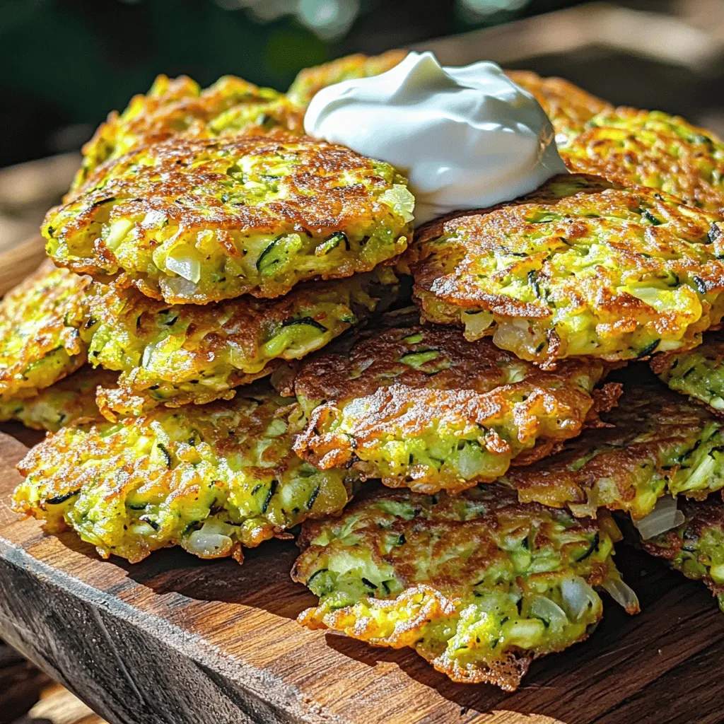 Easy Crispy Zucchini Fritters Delightful and Quick Dish