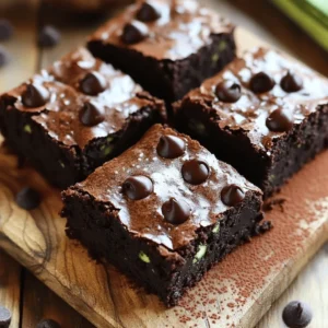 - 1 medium zucchini (about 200g), grated - 1 cup smooth almond butter (or peanut butter) - 1/2 cup unsweetened cocoa powder - 1/2 cup maple syrup (or honey) These main ingredients form the base of our flourless chocolate zucchini brownies. The grated zucchini adds moisture. It also sneaks in some veggies without changing the taste. Almond or peanut butter gives richness and creaminess. The unsweetened cocoa powder provides a deep chocolate flavor. Maple syrup or honey adds natural sweetness. - 1/2 cup dark chocolate chips (dairy-free if desired) You can add dark chocolate chips for extra gooeyness. They melt beautifully into the brownies. If you want a dairy-free option, choose dairy-free chocolate chips. - 8x8 inch baking pan - Parchment paper - Mixing bowl and spatula You need an 8x8 inch baking pan for the perfect size. A parchment paper lining helps with easy removal. A mixing bowl and spatula make it easy to stir and combine everything. For a full recipe, you can check the instructions outlined above. First, preheat your oven to 350°F (175°C). This makes sure the brownies bake evenly. Next, get an 8x8 inch baking pan. Line it with parchment paper. Leave some paper hanging over the sides. This helps you lift the brownies out later. Now, let's mix the wet ingredients. In a large mixing bowl, combine the grated zucchini and almond butter. Add the cocoa powder and maple syrup. Crack in the two eggs and pour in the vanilla extract. Stir this well. You want a smooth batter with no lumps. Next, it's time for the dry ingredients. Add the baking soda and salt to your bowl. Mix these until everything is well combined. The dry ingredients should be evenly spread throughout the batter. Now, fold in the dark chocolate chips until they are mixed in nicely. Pour the batter into your prepared baking pan. Use a spatula to spread it evenly. Bake the brownies in the oven for 25 to 30 minutes. Check if they are done by inserting a toothpick into the center. It should come out with a few moist crumbs. Let the brownies cool in the pan for about 15 minutes. Then lift them out using the parchment paper. Place the brownies on a wire rack to cool completely before slicing. Enjoy your delicious flourless chocolate zucchini brownies! For the full recipe, refer to the earlier sections. To make the best flourless chocolate zucchini brownies, start with the right zucchini. Choose a medium zucchini, and grate it finely. This helps blend it well into the batter. If your brownies turn out dry, you may have overbaked them. Check them around the 25-minute mark. A toothpick should come out with a few moist crumbs. Mixing is key to a smooth batter. Use a large bowl and mix wet ingredients well before adding the dry ones. This ensures an even blend. Stir gently but thoroughly, and avoid lumps. You can swap ingredients based on your diet. For a vegan option, replace the eggs with flaxseed meal. Mix 1 tablespoon of flaxseed meal with 2.5 tablespoons of water. Let it sit for a few minutes until it thickens. If you follow a paleo diet, use almond butter. It’s a great choice for flavor and texture. You can also choose honey or maple syrup as sweeteners. These will keep your brownies moist and sweet. To add a special twist to your brownies, consider adding spices or extracts. A pinch of cinnamon can enhance the chocolate flavor. You might also try a drop of peppermint or almond extract for something different. Feel free to explore different flavor combos. You can even add a bit of instant coffee for depth. Experimentation makes cooking fun, and your brownies will taste even better! For the full recipe, check out the section above. {{image_2}} To make these brownies vegan, you can replace the eggs with flaxseed meal. Use 1 tablespoon of flaxseed meal mixed with 2.5 tablespoons of water for each egg. Let this sit for a few minutes until it thickens. This mix binds the ingredients just like eggs do. Your brownies will still be soft and moist. For a paleo version, swap the maple syrup for honey or a low-glycemic sweetener. You can also use cashew butter instead of almond butter. These changes keep your brownies healthy while still tasting amazing. Ensure your cocoa powder is unsweetened and compliant with paleo guidelines. You can enhance your brownies by adding nuts, seeds, or more chocolate. Chopped walnuts or pecans add a crunchy texture. For a more chocolatey treat, add extra dark chocolate chips. You could also try adding a pinch of sea salt on top for a sweet and salty contrast. These simple tweaks can take your brownies to the next level. You can store your brownies at room temperature or in the fridge. If you keep them at room temperature, place them in an airtight container. They will stay fresh for about three days. If you prefer to keep them in the fridge, they can last up to a week. Just remember, the fridge might make them a bit denser. Freezing brownies is easy and smart. Cut them into squares first. Then, wrap each square tightly in plastic wrap. Place them in a freezer bag or container. This way, they won’t get freezer burn. They can last for up to three months in the freezer. When you want one, just take it out and let it thaw for a bit. Flourless chocolate zucchini brownies stay fresh for a good amount of time. At room temperature, they last about three days. In the fridge, they can stay fresh for up to a week. If you freeze them, they can last for up to three months. Always check for any signs of spoilage before eating. Enjoy these treats right from the Full Recipe, or save some for later! Yes, you can use other nut butters. Peanut butter works great. Cashew butter is smooth and tasty too. Each nut butter adds its own flavor. Almond butter gives a light taste, while peanut butter is richer. You might need to adjust sweetness based on the nut butter you choose. This recipe is gluten-free. The key ingredients do not have gluten. Cocoa powder, eggs, and zucchini are safe for gluten-free diets. Almond butter is also gluten-free. Always check labels to ensure your products are certified gluten-free. This way, you can enjoy these brownies without worry. For extra sweetness, consider adding honey or agave syrup. You can also use coconut sugar or a sugar substitute. Pureed dates work well too. Each option brings its unique taste. Just keep in mind that adding more sweetener may change the texture. For the best results, start with small amounts and mix well. For the full recipe, check out the original source. This blog post covered how to make delicious brownies using healthy ingredients. We discussed main and optional ingredients, equipment needed, and step-by-step instructions. You learned valuable tips for texture and flavor variations. We also provided storage info to keep brownies fresh. With these easy recipes, you can enjoy treats without the guilt. Try them out and see how tasty healthy baking can be!