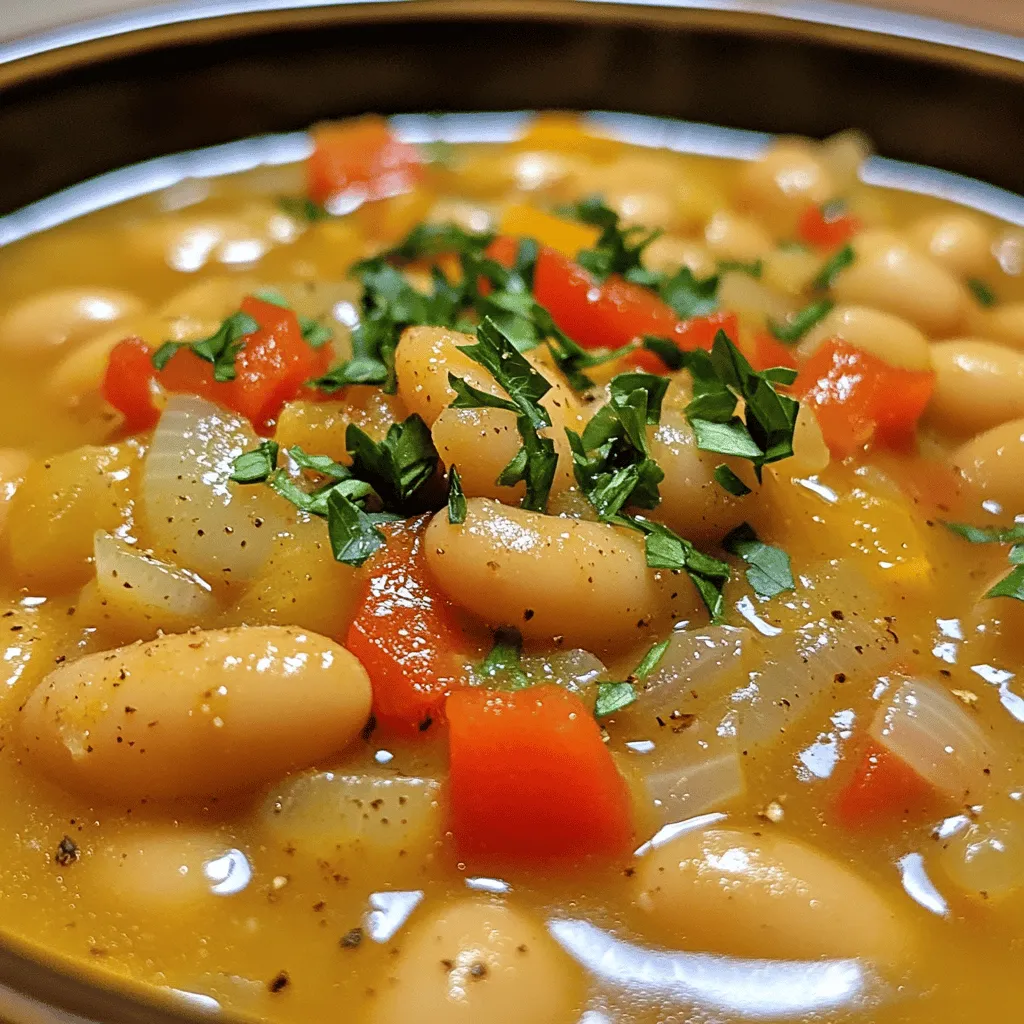 - 2 cups fresh or frozen butter beans - 1 medium onion, diced - 2 cloves garlic, minced - 1 red bell pepper, diced - 4 cups vegetable broth - 2 tablespoons olive oil - 1 teaspoon smoked paprika - 1/2 teaspoon cayenne pepper - Fresh parsley, chopped - Salt and pepper to taste Gathering the right ingredients is key to a great dish. You can choose fresh or frozen butter beans. Fresh beans give a nice texture and flavor, while frozen beans save time. A medium onion adds sweetness. Use garlic for depth and aroma. The red bell pepper adds color and crunch. For the broth, I prefer vegetable broth. It enhances the taste without overpowering the beans. Olive oil is great for sautéing. Smoked paprika brings warmth, and cayenne adds a little kick. Adjust cayenne to suit your taste. Finally, salt and pepper bring everything together. Don’t forget fresh parsley for garnish! It adds a bright touch to the dish. You can find the full recipe above for more details. Let’s start cooking! To start, you need to decide if you want to use fresh or frozen butter beans. If you choose fresh, shell them first. This can be fun and rewarding. Rinse them under cold water to clean them well. If you pick frozen butter beans, let them thaw slightly before cooking. Next, you will need to dice the onion and red bell pepper. Make sure your pieces are small and even. This helps them cook faster and mix well with the beans. Now it's time to cook! In a large pot, heat two tablespoons of olive oil over medium heat. Once hot, add the diced onion and red bell pepper. Cook them for about five minutes or until they soften. Stir them often to avoid burning. After the vegetables soften, add the minced garlic. Sauté it for one to two minutes. The smell will be amazing! Now, it’s time to add spices. Add smoked paprika and cayenne pepper. These give the dish a nice kick. Stir the mixture well to coat the vegetables. Next, add the butter beans to the pot. Pour in four cups of vegetable broth and add dried thyme, salt, and pepper. Stir everything together. Bring the mixture to a gentle simmer. This means small bubbles will form on the surface. Once simmering, reduce the heat to low. Cover the pot and let it cook for about 30 to 40 minutes. Stir it occasionally to prevent sticking. You want the beans to be tender and creamy. Check the seasoning and adjust if needed. Once you finish, let it sit for five minutes to absorb the flavors. Enjoy your delicious Southern butter beans! For the full recipe, check out the details above. To soften butter beans, the best method is simmering them in broth. Cooking them slowly helps them become tender and creamy. If you're using dried beans, soak them overnight. This step cuts down cooking time. When cooking, keep an eye on the heat. Too high of a heat can break down the beans. I suggest medium heat for a gentle simmer. Stir occasionally to ensure even cooking. You can add more flavor with herbs and spices. I love using thyme and smoked paprika. Fresh herbs like rosemary also work well. Adjust the cayenne pepper based on your taste. If you want more heat, add a bit more. If you prefer it mild, skip the cayenne. Taste as you go to find your perfect balance. Garnishing makes your dish look more appealing. I often use fresh parsley for a pop of color. You can also add a slice of lemon for brightness. Serve the beans in a shallow bowl to show off their creamy texture. A colorful dish always catches the eye. Use a rustic bowl for a warm feel or a sleek dish for modern flair. Enjoy the process of making your meal visually appealing! {{image_2}} You can change the recipe to fit your taste. Adding smoked sausage or ham gives it a nice protein boost. The smoky flavor pairs well with the creamy butter beans. You can also try using other veggies like carrots or celery. They add crunch and extra nutrients to the dish. Just chop them up and toss them in when you sauté the onion and bell pepper. The recipe works well with different cooking methods. You can use an Instant Pot for a quick meal. Just set it to high pressure for about 10 minutes. A Slow Cooker is great for a hands-off approach. Cook it on low for about 6 hours. If you prefer the stovetop, follow the recipe as is. Baking in the oven is another option. Just cover the pot and bake at 350°F for about 45 minutes. Want to spice things up? Add more cayenne for a spicy version. It gives the beans a nice kick. If you want a lighter dish, switch to chicken broth instead of vegetable broth. This change adds depth without being too heavy. You can mix and match these ideas to find your perfect flavor. Enjoy the journey of making this dish your own! To keep your Southern butter beans fresh, store leftovers in an airtight container. Place it in the fridge right after they cool down. These beans can stay good for about 3 to 5 days. Just make sure to check for any off smells or changes in texture before eating. If you want to save some for later, freezing is a great option. First, let the beans cool completely. Next, divide them into portions and place them in freezer bags. Try to squeeze out as much air as possible before sealing. These beans can last up to 6 months in the freezer. When you're ready to use them, just take out a portion and place it in the fridge overnight to thaw. For quick thawing, you can put the bag in a bowl of cold water for about an hour. To refresh your Southern butter beans after storage, reheat them gently on the stove. Add a splash of vegetable broth or water to keep them moist. Stir occasionally to ensure even heating. When reheating, taste them again. You may want to add a pinch of salt or pepper to brighten the flavors. This way, you keep the dish tasty and creamy! For the best texture, avoid overheating them. Enjoy your delicious dish like it’s fresh from the pot! Butter beans are large, creamy beans. They are often called lima beans. These beans are packed with nutrients. They provide protein, fiber, and essential vitamins. Nutritional value and health benefits: - High in protein, which helps build muscle - Rich in fiber for healthy digestion - Good source of iron, which supports energy - Contains potassium for heart health - Low in fat, making them a great choice Eating butter beans can help you feel full and satisfied. They work well in many dishes, adding both flavor and nutrition. Yes, you can use dried butter beans. However, they need more prep time. Dried beans must be soaked before cooking. This helps them cook evenly and quickly. Cooking differences with dried beans: - Soak dried beans in water for at least 6 hours. - Drain and rinse the beans before cooking. - Cook them in water or broth for about 1-1.5 hours, until tender. - Adjust the liquid in the recipe, as dried beans absorb more. Using dried beans adds a deeper flavor. They can be a fun project if you have the time. To make this recipe vegetarian, swap the broth. Use vegetable broth instead of chicken broth. This keeps the dish flavorful without meat. Substitute options for non-vegetarian ingredients: - Use vegetable broth for a rich base. - Replace any butter or lard with olive oil. - Add mushrooms or tempeh for extra texture and protein. These swaps make the dish just as tasty. You won’t miss the meat! This blog post covers a simple and tasty dish using butter beans. We explored the main ingredients, like fresh beans, onions, garlic, and bell peppers. I shared step-by-step cooking tips and ways to enhance flavors. We discussed variations to customize your meal and best storage methods for leftovers. Take these ideas and make this dish your own. Enjoy the cooking process, and let the flavors shine! You can create a delicious meal that's good for you and your friends. Happy cooking!