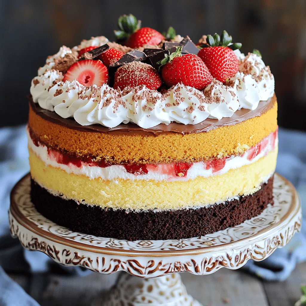 Neapolitan Layer Cake Delightful and Easy Recipe