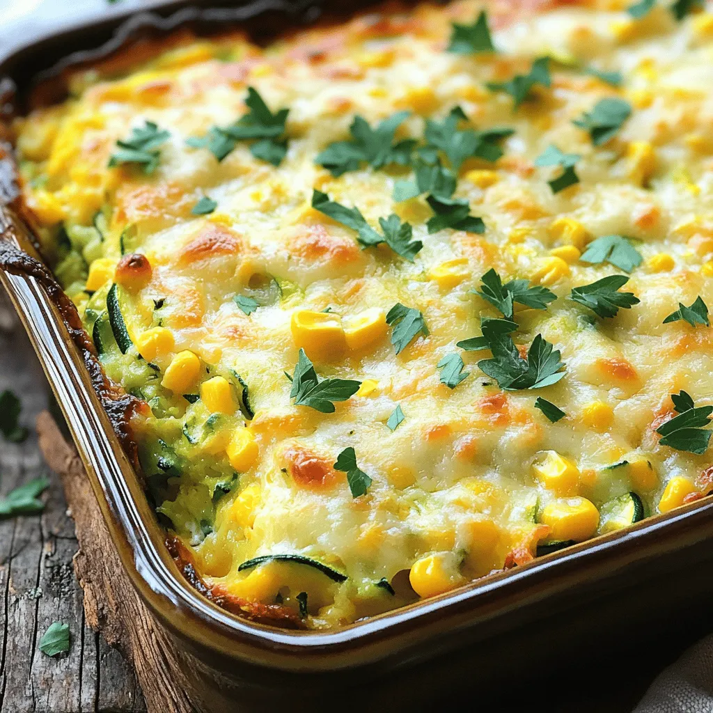 Zucchini Corn Casserole Flavorful and Easy Recipe