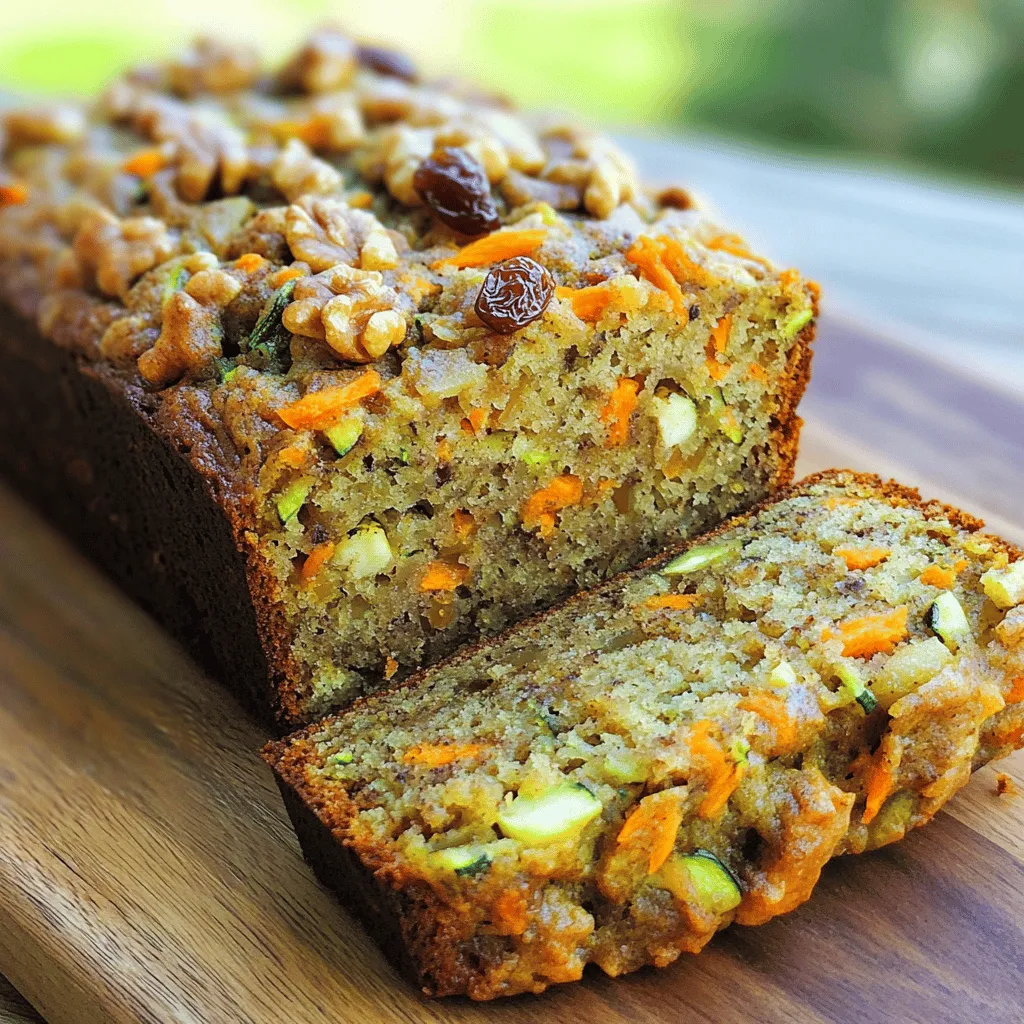 Carrot Apple Zucchini Bread Flavorful and Simple Recipe