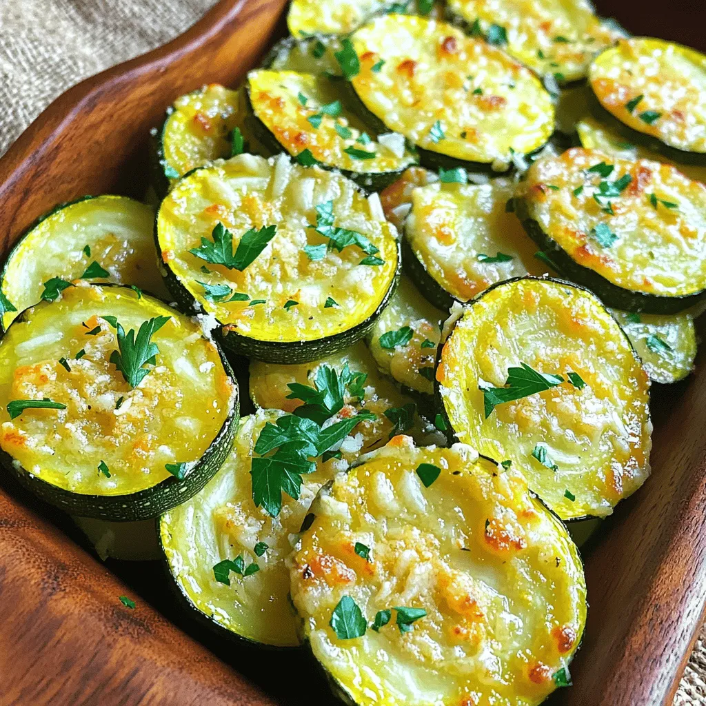 Roasted Garlic Parmesan Zucchini and Squash Delight