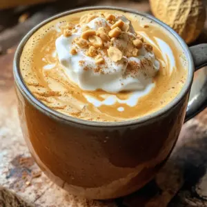 To make a Peanut Butter Coffee Latte, gather these simple ingredients: - 1 cup brewed coffee (hot or cold) - 2 tablespoons creamy peanut butter - 1 tablespoon maple syrup or honey - 1/2 cup milk (dairy, almond, oat, etc.) - 1/2 teaspoon vanilla extract - Optional: pinch of cinnamon - Optional: whipped cream - Optional: crushed peanuts for garnish These ingredients work together to create a rich, nutty flavor. The peanut butter adds creaminess, while the coffee provides a nice kick. Maple syrup or honey gives it sweetness, and vanilla adds warmth. You can adjust the milk type to your taste. For a fun twist, add a pinch of cinnamon. Topping it with whipped cream and crushed peanuts makes it even better! For the full recipe, check out the details provided. This drink is not just tasty; it's also easy to make! To start, you need to brew your coffee. You can use a drip coffee maker, French press, or pour-over method. Each method gives a different taste. A good rule of thumb is to use 1 to 2 tablespoons of coffee for every 6 ounces of water. This ratio ensures a nice, rich flavor. Next, let's make the peanut butter milk. In a small saucepan, combine 1/2 cup of milk and 2 tablespoons of peanut butter. Heat this on medium. Stir constantly. You want the peanut butter to dissolve well into the milk. This step is key! If it’s not smooth, your latte won’t be creamy. Now it’s time to blend! In your blender, add the brewed coffee, 1 tablespoon of maple syrup, 1/2 teaspoon of vanilla extract, and a pinch of cinnamon if you like. Blend this mix for a few seconds. Then, pour in your warm peanut butter milk. Blend again until it’s frothy. Make sure everything is combined well. This step creates a delightful texture for your latte. To make your Peanut Butter Coffee Latte even tastier, try adding a pinch of salt. It brings out the sweetness. You could also mix in a dash of cocoa powder for a chocolatey twist. If you like spices, add a sprinkle of nutmeg or a hint of cardamom. When sweetening, start with one tablespoon of maple syrup. You can always add more if needed. If your latte is too thick, add more milk. For a thinner drink, use less peanut butter. To create a frothy texture, blend the latte for about 10 seconds. The longer you blend, the frothier it gets. For a creamier drink, heat the milk gently, avoiding boiling. This keeps the milk smooth. A common mistake is overheating the milk. It can change the taste and texture. Always heat it slowly and stir. Another mistake is not blending long enough. If you stop too soon, the peanut butter may not mix well. Blend until the mix is smooth and frothy for best results. {{image_2}} To make an iced peanut butter coffee latte, you need a few simple steps. First, brew your coffee and let it cool. You can use cold brew for a stronger flavor. Gather these ingredients: - 1 cup brewed coffee - 2 tablespoons creamy peanut butter - 1 tablespoon maple syrup or honey - 1/2 cup milk (dairy, almond, oat, etc.) - Ice cubes - Optional: whipped cream and crushed peanuts 1. Brew your coffee and let it cool down. 2. In a small bowl, mix the milk and peanut butter until smooth. 3. Fill a glass with ice cubes and pour in the cooled coffee. 4. Add the peanut butter milk and maple syrup. Stir well. 5. Top with whipped cream and crushed peanuts if desired. For summer, try adding chocolate syrup or a splash of coconut milk for a tropical twist. You can even blend it for a frosty treat. If you prefer a smoothie-like drink, blending is the way to go. Adjust the recipe a bit for a creamier texture. You will need: - 1 cup brewed coffee - 2 tablespoons creamy peanut butter - 1 tablespoon maple syrup or honey - 1/2 cup milk (or a nut milk for a lighter option) - 1/2 banana (for extra creaminess) - Optional: ice cubes 1. Brew your coffee and let it cool slightly. 2. In a blender, combine the cooled coffee, peanut butter, milk, and banana. 3. Add maple syrup to taste and blend until smooth. 4. If you want it colder, add ice cubes and blend again. Serve it in a tall glass and enjoy it as a breakfast treat or afternoon pick-me-up. You can make this latte healthier by swapping some ingredients. Here are a few ideas: - Instead of maple syrup, use stevia or agave syrup to cut sugar. - Choose almond, oat, or soy milk for fewer calories. - Add a scoop of protein powder to make it a meal replacement. These changes keep the flavor bold while boosting the nutrition. Enjoy experimenting with these healthy options and find your perfect mix! To store brewed coffee, let it cool first. Place it in an airtight container. Keep it in the fridge for up to three days. For milk, store it in its original container. Ensure it seals well. Milk stays fresh for about a week after opening. Peanut butter should be kept in a cool, dry place. If you have opened a jar, keep it tightly closed. This keeps it tasty and prevents it from drying out. When reheating your latte, use a microwave or a small saucepan. Heat it gently to avoid burning. Stir well while reheating to mix flavors. If your latte separates after refrigeration, blend it briefly. This restores its creamy texture. Brewed coffee lasts about three days in the fridge. For the best taste, drink it fresh. Milk should be used within a week of opening. Peanut butter can last for months if unopened. Once opened, use it within three months for the best flavor. Always check for freshness before using any ingredient. Yes, you can use powdered peanut butter. It will change the texture a bit. To use it, mix two tablespoons of powdered peanut butter with one tablespoon of water. This will create a creamy paste. Add it to your latte mix just like creamy peanut butter. Many milk options work well. Almond, oat, and soy milk are popular choices. Each adds a unique flavor. Almond milk gives a nutty taste, while oat milk adds creaminess. You can choose one that fits your taste or dietary needs. Maple syrup is a great option. Honey works well too. You can also use agave nectar or coconut sugar. These natural sweeteners make your latte tasty without refined sugars. Just adjust the amount to your preference. Yes, it’s easy to make this latte vegan. Use maple syrup instead of honey. Choose plant-based milk like almond or oat. Make sure your peanut butter is also vegan-friendly. With these swaps, you can enjoy a delicious vegan treat. You can find this latte at many coffee shops. Some cafes offer it on their menu. You can also check local specialty coffee spots. If you want to make it at home, follow the Full Recipe for a quick and tasty version! This blog post shared a simple recipe for a Peanut Butter Coffee Latte. You learned about the key ingredients and how to brew the coffee. I detailed steps for making a creamy blend and offered tips to avoid common mistakes. You also discovered fun variations and how to store any leftovers. Enjoy making this unique drink and find your own favorite twists. The blend of coffee and peanut butter offers a tasty boost.