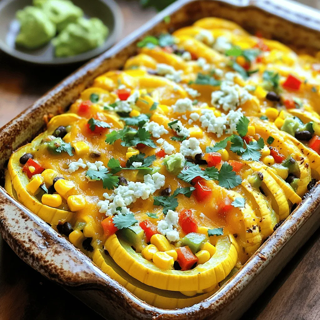 Tex Mex Summer Squash Casserole Flavorful and Easy Dish