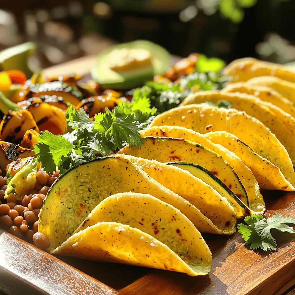 Soft Zucchini Taco Shells Flavorful and Healthy Recipe
