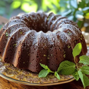 To make this cake, you need some special ingredients. Here’s a list: - 2 cups grated zucchini (about 2 medium zucchinis) - 1 ½ cups all-purpose flour - 1 cup unsweetened cocoa powder - 1 tsp baking soda - ½ tsp baking powder - 1 tsp salt - 1 tsp cinnamon - 1 cup granulated sugar - ½ cup brown sugar, packed - ¾ cup vegetable oil - 3 large eggs - 2 tsp vanilla extract - 1 cup chocolate chips (semi-sweet or dark) These ingredients create a cake that is moist and rich in chocolate flavor. The zucchini adds moisture without changing the taste much. You can make your cake even better with some optional ingredients. Here’s what you might add: - Powdered sugar for dusting - Chopped nuts like walnuts or pecans - A splash of espresso for a deeper flavor These extras can add texture and taste. They let you customize your cake to your liking. If you don’t have some ingredients, don’t worry! Here are some easy swaps: - Use whole wheat flour instead of all-purpose flour for a healthier option. - Replace granulated sugar with coconut sugar for a lower glycemic index. - Use applesauce instead of oil for a lighter cake. - If you want a vegan cake, you can use flax eggs instead of regular eggs. These substitutions keep the essence of the cake while catering to your needs. Feel free to mix and match! You can find the full recipe [here](#). Start by preheating your oven to 350°F (175°C). This step is vital for even baking. Next, take a 10-inch Bundt pan and grease it well with butter or oil. Then, sprinkle some flour in the pan. This helps the cake slide out easily after baking. In a medium bowl, combine the dry ingredients. Use a sifter to mix together the flour, cocoa powder, baking soda, baking powder, salt, and cinnamon. Sifting prevents lumps and makes the cake light. Set this bowl aside while you move on to the wet ingredients. In a large mixing bowl, add the granulated sugar, brown sugar, vegetable oil, eggs, and vanilla extract. Whisk these together until they are smooth. You want everything well mixed. This mix creates a rich base for your cake. Now, it’s time to add the star of the show: the zucchini! Gently fold in the grated zucchini along with the chocolate chips. Make sure they are evenly spread throughout the batter. This adds moisture and flavor to your cake. Pour your batter into the prepared Bundt pan. Smooth the top with a spatula. Bake for 50-60 minutes. Check if it’s done by inserting a toothpick into the center. If it comes out clean, your cake is ready! After baking, let it cool in the pan for about 15 minutes. Then, turn it out onto a wire rack to cool completely. For a sweet touch, dust it with powdered sugar before serving. Follow the [Full Recipe] for more details! To start, choose firm zucchinis. They should be smooth and free of blemishes. Wash them well and cut off the ends. Use a box grater or a food processor for quick grating. I like to use the large holes on a box grater. Grate the zucchini right before using it to keep it fresh. Zucchini adds moisture to the cake. To get the most moisture, do not squeeze out the liquid. You want that natural moisture to stay in the batter. Use fresh eggs and quality oil for the best texture. A mix of granulated and brown sugar helps keep the cake soft. Also, be careful not to over-mix the batter. This can make the cake dense instead of light. After baking, let the cake cool in the pan for about 15 minutes. This helps it firm up. Then, flip it onto a wire rack to cool completely. For serving, slice the cake into generous pieces. Dust with powdered sugar for a nice touch. You can also add a scoop of vanilla ice cream on the side. This gives a nice contrast to the rich cake. For the full recipe, check out the details above. {{image_2}} You can change up your Chocolate Zucchini Bundt Cake by adding nuts or dried fruits. Chopped walnuts or pecans add a nice crunch. They also bring out the chocolate flavor. If you like dried fruits, try adding raisins or chopped dates. They add sweetness and a chewy texture. Just remember to keep the total mix under one cup to keep the cake balanced. If you need a gluten-free option, you can swap out the all-purpose flour. Use a gluten-free flour blend that you like. Look for one that has xanthan gum in it. This helps keep the cake fluffy. You should also check the baking powder. Some brands contain gluten. Use a gluten-free brand to ensure your cake is safe to eat. Frosting or glaze can make your cake even better. A simple chocolate glaze is easy to make. Just melt chocolate with a little cream and pour it over the cooled cake. For a different taste, try a vanilla glaze. Mix powdered sugar with milk and a splash of vanilla. Drizzle it over the top for a sweet finish. You can also skip the frosting and just dust the top with powdered sugar. It looks nice and tastes great too. To explore the full recipe, check out the complete details [Full Recipe]. To keep your chocolate zucchini Bundt cake fresh, wrap it in plastic wrap. Store it in an airtight container at room temperature. This method helps keep the cake moist. You can also place it in the fridge if your home is warm. It will last for about 3 to 5 days. If you want to save some cake for later, freezing is a great option. First, let the cake cool completely. Then, slice it into pieces. Wrap each slice tightly in plastic wrap. Place the wrapped slices in a freezer bag or an airtight container. This way, your cake can stay good for up to 3 months. When you're ready to enjoy it, just thaw the slices in the fridge overnight. To reheat your chocolate zucchini Bundt cake, preheat your oven to 350°F (175°C). Place the cake on a baking sheet. Cover it with aluminum foil to keep it from drying out. Heat it for about 10 to 15 minutes. You can also use a microwave. Just warm individual slices for 15 to 30 seconds. Enjoy your cake warm for the best taste! For the full recipe, check out the complete instructions provided above. Yes, you can use frozen zucchini. Just thaw and drain it well. This helps avoid extra moisture in the cake. Frozen zucchini is great for baking, so don’t worry if you have it on hand. You can make this cake healthier by using whole wheat flour instead of all-purpose flour. You can also reduce the sugar by half. Try using applesauce or yogurt to replace some oil. These swaps keep the cake moist and tasty. To slice a Bundt cake, use a sharp knife. Start from the center and cut evenly to the outer edge. Make sure to wipe the knife between cuts. This keeps the slices clean and pretty. A sinking cake can happen if you overmix the batter or if the oven is too hot. It can also mean you did not bake it long enough. Make sure to check with a toothpick before taking it out. The cake lasts about three days at room temperature. Store it in an airtight container to keep it fresh. If you want it to last longer, consider refrigerating it. For longer storage, you can freeze it. Check the Full Recipe for more details. You learned about making a tasty chocolate zucchini Bundt cake. We covered key ingredients, step-by-step instructions, and helpful tips. You can add your own twist with variations, and I shared how to store leftovers. Baking can be fun and rewarding. With these tips, you can make a delicious cake that impresses friends and family. Enjoy making it your own!