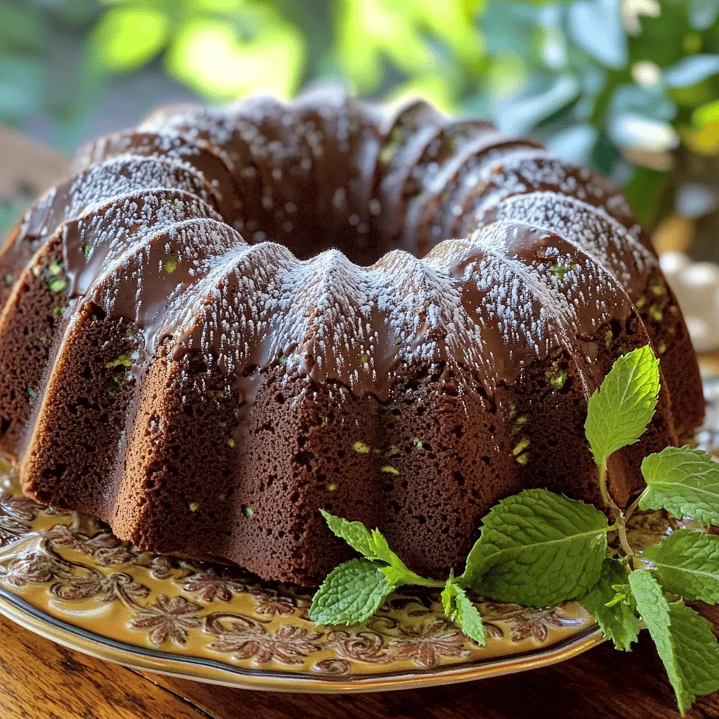 Chocolate Zucchini Bundt Cake Simple and Yummy Treat