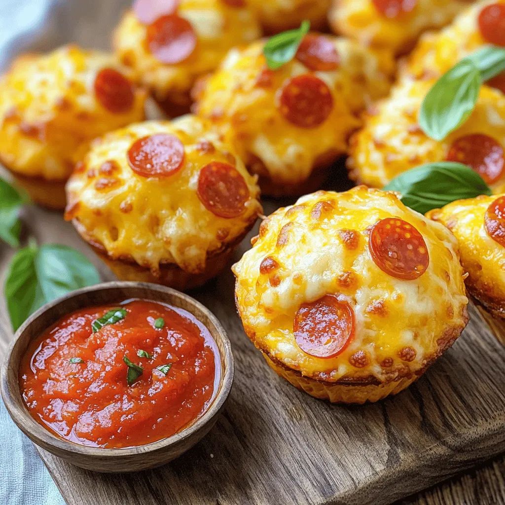 Easy Pizza Muffins Quick and Tasty Snack Recipe