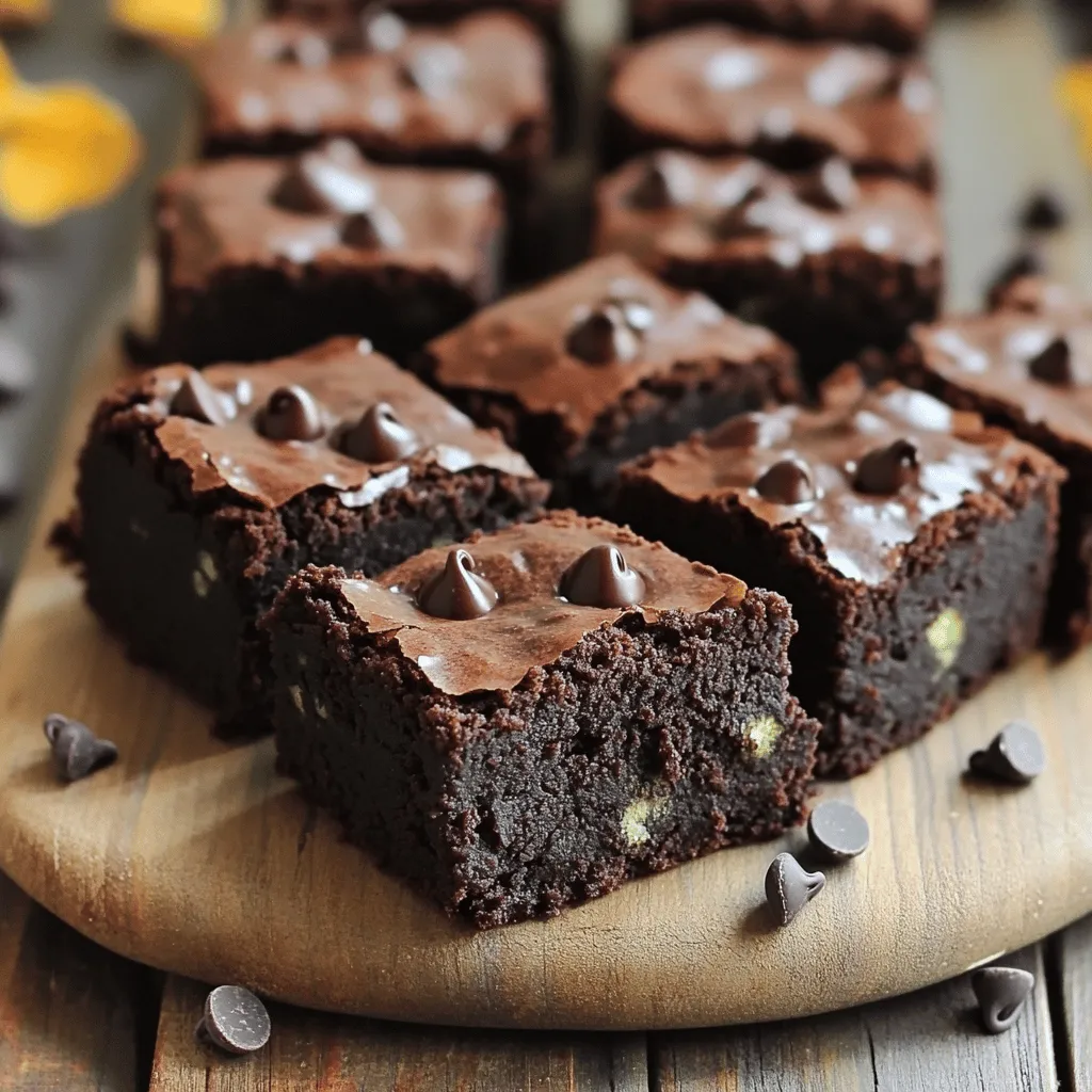 Vegan Zucchini Brownies Rich and Yummy Delight