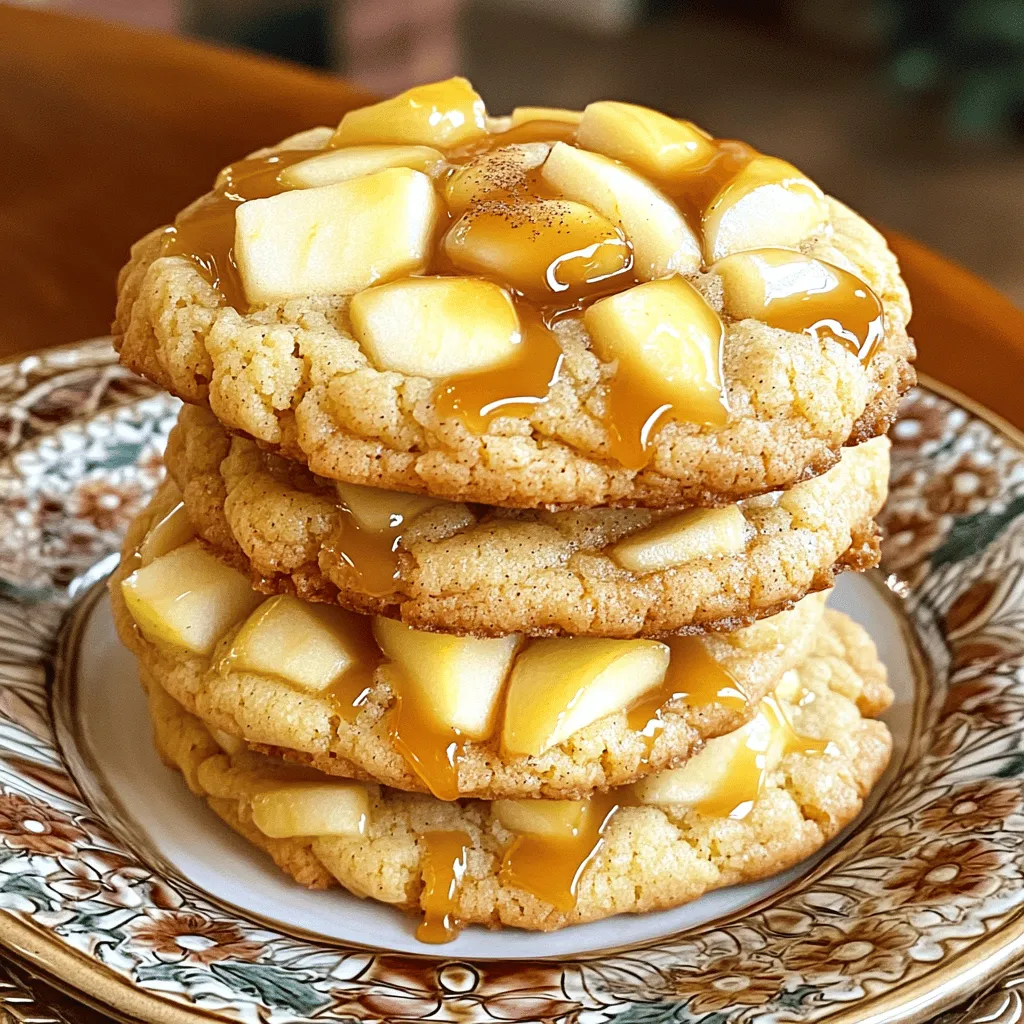 Apple Cider Cheesecake Cookies Delicious Dessert Treat
