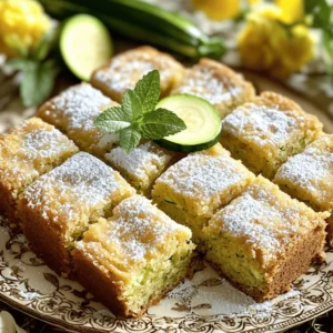 To make this cake, you need fresh ingredients. Here's what you will use: - 2 cups grated zucchini (about 2 medium zucchinis) - 1 cup brown sugar, packed - 1/2 cup granulated sugar - 1/2 cup vegetable oil - 1/4 cup unsweetened applesauce - 3 large eggs - 1 teaspoon vanilla extract - 2 cups all-purpose flour - 1 teaspoon baking powder - 1 teaspoon baking soda - 1 teaspoon ground cinnamon - 1/2 teaspoon ground nutmeg - 1/2 teaspoon salt - 1 cup chopped walnuts (optional) - 1/2 cup chocolate chips (optional) These key ingredients create a moist and sweet cake. The zucchini adds moisture, while the brown sugar gives it a rich flavor. You can make the cake even better with some optional add-ins. Here are a few ideas: - Chopped walnuts add a nice crunch. - Chocolate chips bring a sweet touch. - Raisins or dried cranberries add a fruity burst. - Shredded coconut gives a tropical vibe. Feel free to mix any of these into your batter. They can really boost the taste and texture. If you need to change some ingredients, here are some simple swaps: - Use coconut oil instead of vegetable oil for a different flavor. - Swap applesauce for mashed banana for extra sweetness. - Whole wheat flour can replace all-purpose flour for added fiber. - Use egg substitutes if you want a vegan option. These swaps work well and still keep the cake tasty. Don't be afraid to experiment! For the complete recipe, check the Full Recipe section. First, gather all your ingredients. You will need grated zucchini, brown sugar, and more. Preheat your oven to 350°F (175°C). Prepare a 9x13-inch baking dish by greasing and flouring it. You can also line it with parchment paper. This helps with easy removal later. In a large bowl, combine the grated zucchini with the brown sugar and granulated sugar. Let it sit for five minutes. This draws out moisture from the zucchini. After that, add the vegetable oil, applesauce, eggs, and vanilla extract. Whisk everything until well mixed. In another bowl, sift together the flour, baking powder, baking soda, cinnamon, nutmeg, and salt. Gradually add the dry mix to the wet mix. Stir gently until just combined. Do not overmix! If you want, fold in walnuts and chocolate chips for extra flavor. Pour the batter into your prepared dish. Spread it out evenly. Place the dish in the preheated oven. Bake for 30 to 35 minutes. To test if it's done, insert a toothpick into the center. It should come out clean. If you see batter on it, bake a bit longer. Once done, remove the cake from the oven. Let it cool in the pan for about 10 minutes. Then, transfer it to a wire rack to cool completely. After the cake cools, you can serve it as is. For a nice touch, dust the top with powdered sugar. Cut the cake into squares and arrange them on a decorative platter. You might add a sprig of mint or a slice of fresh zucchini for color. This makes a lovely presentation. You can find the full recipe for more details. Enjoy your moist brown sugar zucchini cake! When baking, small mistakes can ruin your cake. Here are some to watch for: - Not measuring ingredients: Always use the right tools to measure. A scale or measuring cups help. - Overmixing the batter: Mix until just combined. Overmixing makes the cake tough. - Skipping the oven preheat: Preheat your oven fully. This step ensures even baking. - Using cold eggs: Let eggs sit at room temperature. Cold eggs can affect the batter. A moist and soft cake starts with great ingredients and methods. Follow these tips: - Use fresh zucchini: Fresh zucchini holds more moisture. Old zucchini can lead to a dry cake. - Don’t squeeze out the moisture: Keep the moisture in the zucchini. It helps make the cake soft. - Add applesauce: This ingredient adds moisture. It also makes the cake even more tender. - Check your oven temperature: Use an oven thermometer. Your oven might be too hot or too cold. Grating zucchini right is key to this recipe. Here’s how to do it well: - Choose the right grater: Use a box grater or a food processor. Both work well for grating zucchini. - Grate just before using: Grate zucchini right before you mix it in. This keeps it fresh. - Leave the skin on: The skin adds color and nutrients. It also helps keep the zucchini intact. - Use a clean towel: After grating, use a clean towel to remove excess water. This keeps your batter from getting too wet. By following these tips and tricks, you can make the most delicious Moist Brown Sugar Zucchini Cake. For the complete guide, check out the Full Recipe. {{image_2}} You can make this zucchini cake gluten-free with a few easy swaps. Use a gluten-free flour blend instead of all-purpose flour. Look for blends that include xanthan gum. This helps the cake rise and hold its shape. You may need to adjust the liquid slightly, as gluten-free flour can absorb more moisture. Always check the blend’s instructions for the best results. Spice it up! You can add more flavor to your zucchini cake. Consider adding a teaspoon of ground ginger or cardamom. A dash of allspice gives a warm taste too. You can also add extracts like almond or coconut for a unique twist. These small changes can make your cake stand out. Just remember to keep the balance of flavors in mind. Feel free to get creative! You can mix in other fruits or veggies. Carrots or apples work well with zucchini. They add extra moisture and sweetness. Try adding crushed pineapple for a tropical vibe. You can also fold in berries like blueberries or raspberries. Just be careful not to add too much, as it can make the batter too wet. The goal is to enhance the cake, not overwhelm it. For the complete recipe, check out the Full Recipe section. To keep your zucchini cake fresh, store it in an airtight container. Place it on the counter if you will eat it within a few days. If you need to store it longer, put it in the fridge. Make sure it is completely cooled before wrapping it. This will help keep it moist and tasty. Freezing is a great option for leftovers. First, cut the cake into slices for easy serving later. Wrap each slice in plastic wrap tightly. Then, place the wrapped slices in a freezer bag or container. Label the bag with the date. You can freeze it for up to three months without losing flavor. When you're ready to enjoy it, let it thaw in the fridge overnight. When stored properly, zucchini cake can last about four to five days at room temperature. In the fridge, it can last a week. Watch for signs of spoilage like mold or an off smell. If it becomes dry or hard, it may not taste good. Always trust your senses. If it looks or smells bad, it's best to toss it. To make your zucchini cake more moist, use fresh, grated zucchini. Avoid squeezing out too much moisture. Adding unsweetened applesauce helps too. You can also try replacing some oil with yogurt. This keeps the cake soft and tender. Yes, you can use shredded zucchini in your cake. However, grated zucchini blends better into the batter. Shredded pieces may create a chunkier texture. If you like a bit of texture, go ahead and use shredded zucchini. Brown sugar is important for flavor and moisture. It gives the cake a rich taste. If you don't have brown sugar, you can use granulated sugar. But, you will lose some of the unique flavor. For the best results, stick with brown sugar for this recipe. To check if your cake is done, use a toothpick. Insert it into the center of the cake. If it comes out clean, your cake is ready. If it has wet batter on it, bake for a few more minutes. Keep checking until it is done. Yes, you can make this cake ahead of time. It stays fresh for a few days. Wrap it tightly in plastic wrap or store it in an airtight container. This helps keep it moist. For best taste, serve within three days of baking. You can also freeze it for later use. For the full recipe, check out the details above. You’ve learned the key ingredients for a moist brown sugar zucchini cake, along with how to prepare, bake, and serve it. We discussed tips to avoid common mistakes and ways to enhance flavor with options like gluten-free variants. Effective storage methods will keep your cake fresh. Remember, the right textures and flavors make a big difference. Enjoy baking and sharing your delicious creation—your friends and family will love it!