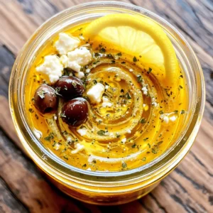 To make a tasty Greek vinaigrette, you need a few simple ingredients. Here’s what you will need: - 1/3 cup extra virgin olive oil - 1/4 cup red wine vinegar - 1 tablespoon Dijon mustard - 1 tablespoon honey (or agave syrup for a vegan option) - 1 clove garlic, minced - 1 teaspoon dried oregano - 1 teaspoon dried basil - Salt and black pepper to taste - Optional: Fresh lemon juice (from 1 lemon) These ingredients work together to create a bright and zesty dressing. Extra virgin olive oil gives it richness. Red wine vinegar adds tanginess. Dijon mustard and honey balance the flavors. Garlic brings depth, while oregano and basil add warmth. Salt and pepper enhance everything. If you want a citrus kick, the fresh lemon juice is a great option. Remember, using fresh ingredients can make a big difference in taste. This is a great chance to experiment with the flavors you love! You can find the full recipe to guide you through the steps. To make a great homemade Greek vinaigrette, follow these simple steps. - Combine vinegar, mustard, honey, and garlic: Start with a medium bowl. Add 1/4 cup red wine vinegar, 1 tablespoon Dijon mustard, 1 tablespoon honey, and 1 clove minced garlic. Whisk these together until mixed well. This blend forms the base of your dressing. - Emulsify with olive oil: Next, slowly drizzle in 1/3 cup extra virgin olive oil. Keep whisking as you pour. This helps to mix the oil with the other ingredients. You'll see a smooth and creamy texture. - Add herbs and seasonings: Now, it's time to flavor your vinaigrette. Add 1 teaspoon dried oregano, 1 teaspoon dried basil, and salt and black pepper to taste. If you like, squeeze in some fresh lemon juice for extra zest. - Adjust flavors as needed: Taste the vinaigrette. You may want more honey for sweetness or more vinegar for tang. Adjust it to fit your taste. - Store and chill before serving: Pour your vinaigrette into a clean glass jar or bottle with a lid. Store it in the fridge for at least 30 minutes. This resting time lets the flavors mix and bloom. Shake well before you serve it. These steps will help you create a delicious Greek vinaigrette. For the complete list of ingredients and instructions, check out the Full Recipe. Enjoy drizzling this over your favorite salad! To make your vinaigrette just right, focus on sweetness and acidity. If it tastes too sour, add a bit more honey. If it’s too sweet, add more vinegar. This balance is key to a great flavor. Emulsification is crucial for a smooth dressing. When you mix oil and vinegar, they usually separate. To keep them together, whisk the oil in slowly while mixing. This helps create a creamy texture. If you don't want to whisk, try shaking the ingredients in a jar. Just make sure the lid is on tight! When serving salads, drizzle your vinaigrette over fresh greens. It works well on spinach, romaine, or mixed greens. For a nice touch, garnish with sliced olives or crumbled feta cheese. This adds color and a tasty contrast. Pair this vinaigrette with Greek salads or grain bowls. It also enhances vegetable salads, giving them a zesty kick. For a fun twist, use it on roasted vegetables. Feeling adventurous? Try it on grilled chicken or fish for an extra flavor boost. For the Full Recipe, check out the detailed instructions to get started on this delicious dressing! {{image_2}} You can change this recipe to fit your taste. Try different vinegars like balsamic or apple cider. These can add unique flavors. You can also add fresh herbs like parsley or cilantro. Spices like cumin or coriander can give it a nice kick. For a vegan option, swap the honey for agave syrup. This keeps it sweet without using animal products. To give your vinaigrette a Mediterranean twist, add olives or capers. These ingredients bring a briny taste that pairs well with salads. If you like heat, sprinkle in some red pepper flakes. This will spice things up nicely. Want a creamy texture? Mix in yogurt or sour cream. This makes your dressing rich and smooth. You can explore these options to create your own unique flavor. Check the Full Recipe for more ideas. To keep your homemade Greek vinaigrette fresh, use a clean glass jar with a lid. This helps seal in flavor and keeps the dressing safe. Store the jar in the fridge. It will stay good for about one week. Look for signs of spoilage. If you see any mold or if it smells off, toss it out. The oil may separate over time. Just shake it up before using. This will bring it back together. You can use leftover vinaigrette in many tasty ways. Drizzle it over grilled vegetables or roasted meats. Toss it with pasta for a quick meal. You can also turn it into a marinade. Mix the vinaigrette with chicken or fish for a few hours. This adds flavor and keeps the meat moist. Enjoy your delicious creations! How long does homemade vinaigrette last? Homemade vinaigrette lasts about one week in the fridge. Store it in a jar with a tight lid. Always check for any off smells before using. Can I use other oils for this recipe? Yes, you can use other oils like canola or avocado oil. Each oil brings a unique flavor. Extra virgin olive oil gives a rich taste, but feel free to experiment. Is Greek vinaigrette the same as Italian dressing? No, they are not the same. Greek vinaigrette is often tangier and includes different herbs. Italian dressing usually has a mix of herbs and may include more sugar. What to do if dressing separates? If your dressing separates, just whisk or shake it before using. This happens because oil and vinegar don't mix well. A quick shake gets them back together. How to adjust flavors if it's too strong or weak? If the dressing is too strong, add a bit more oil. If it's too weak, add a little more vinegar or mustard. Taste as you go to find the right balance. Can I freeze homemade vinaigrette? It’s not best to freeze vinaigrette. The oil may separate and change texture when thawed. Instead, make small batches to keep it fresh. For the full recipe, check out the Zesty Greek Vinaigrette Delight. We explored how to make a simple and tasty vinaigrette. You learned the key ingredients, easy steps to prepare it, and how to customize flavors. I shared tips for storing and using extra dressing creatively. This vinaigrette adds zest to your salads and dishes. Try different herbs and vinegars to make it your own. Enjoy your culinary journey and elevate your salads with this quick recipe!