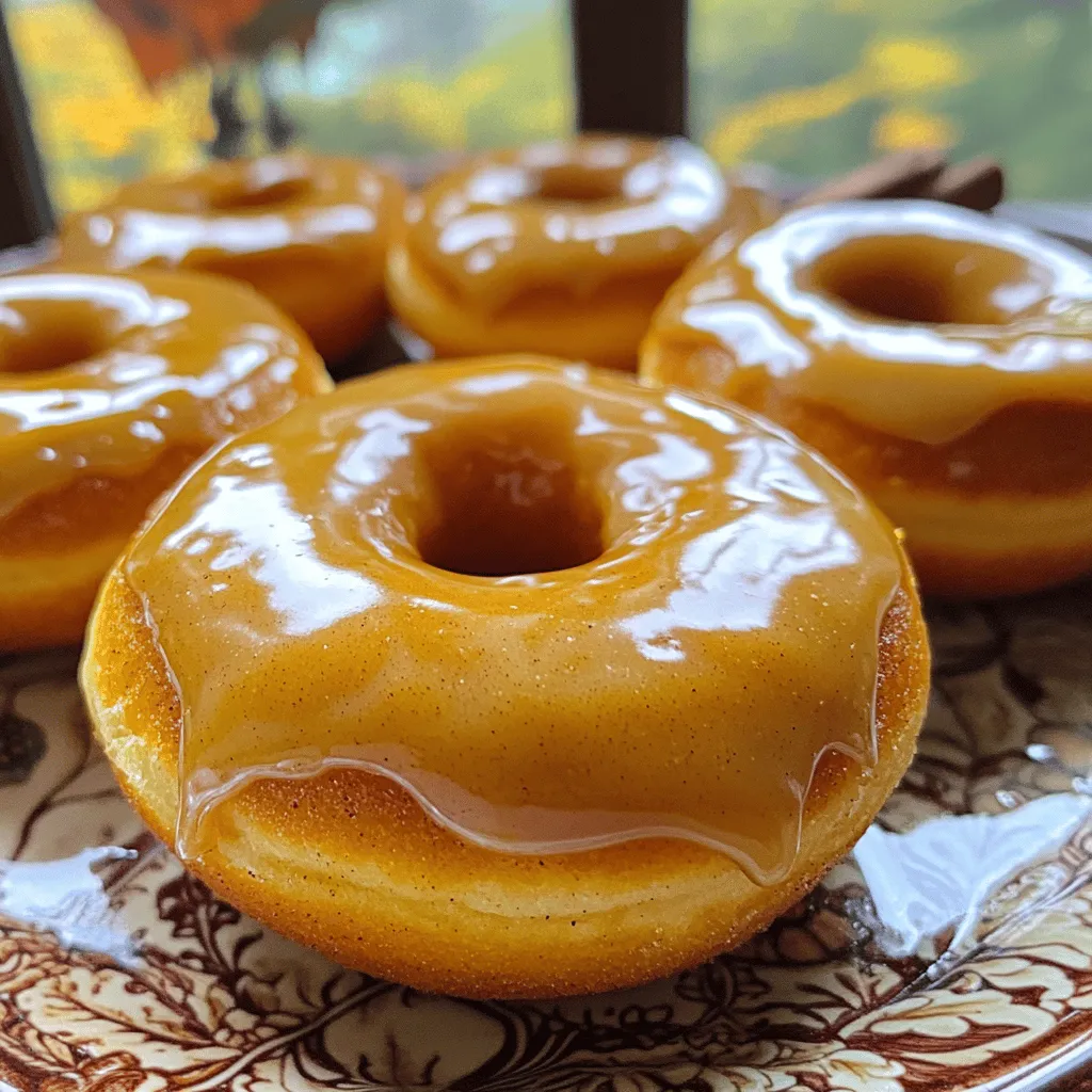 Baked Pumpkin Donuts with Maple Glaze Delight