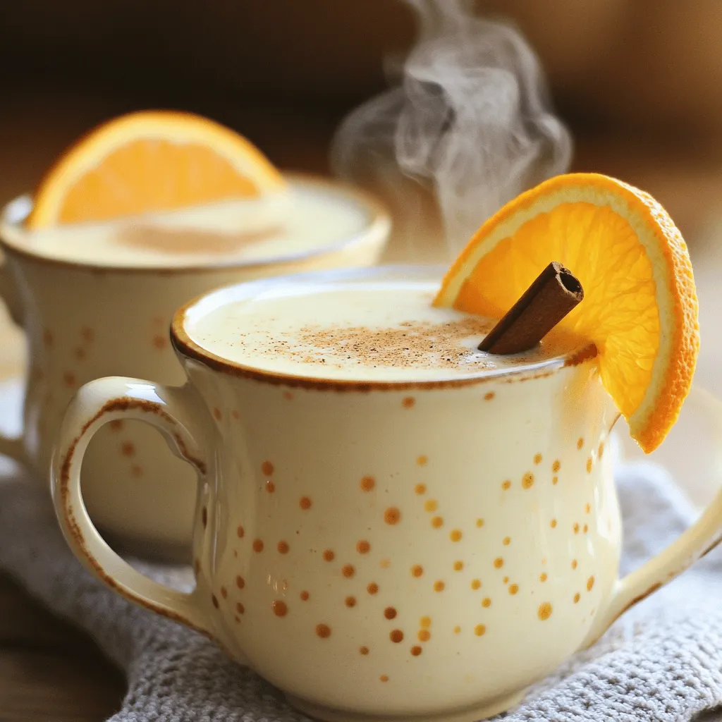 Warm & Spicy Orange Cinnamon Milk Tea Delight Recipe