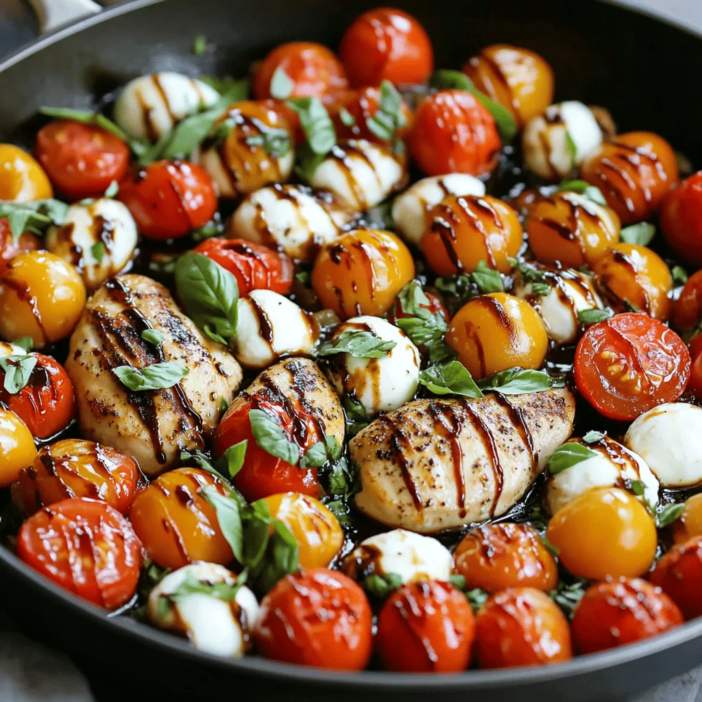 30-Minute One Pan Caprese Chicken Quick and Easy Meal