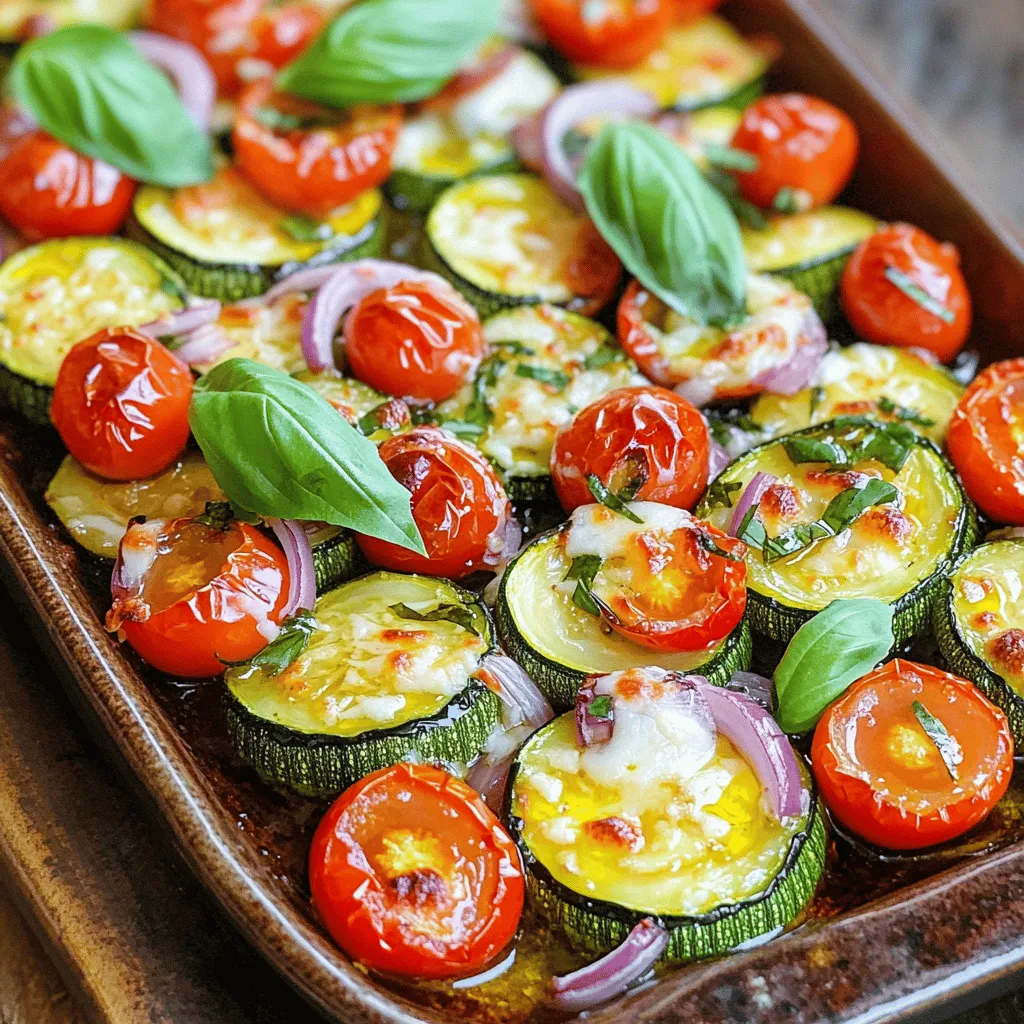 Savory Baked Zucchini with Tomatoes Easy and Flavorful
